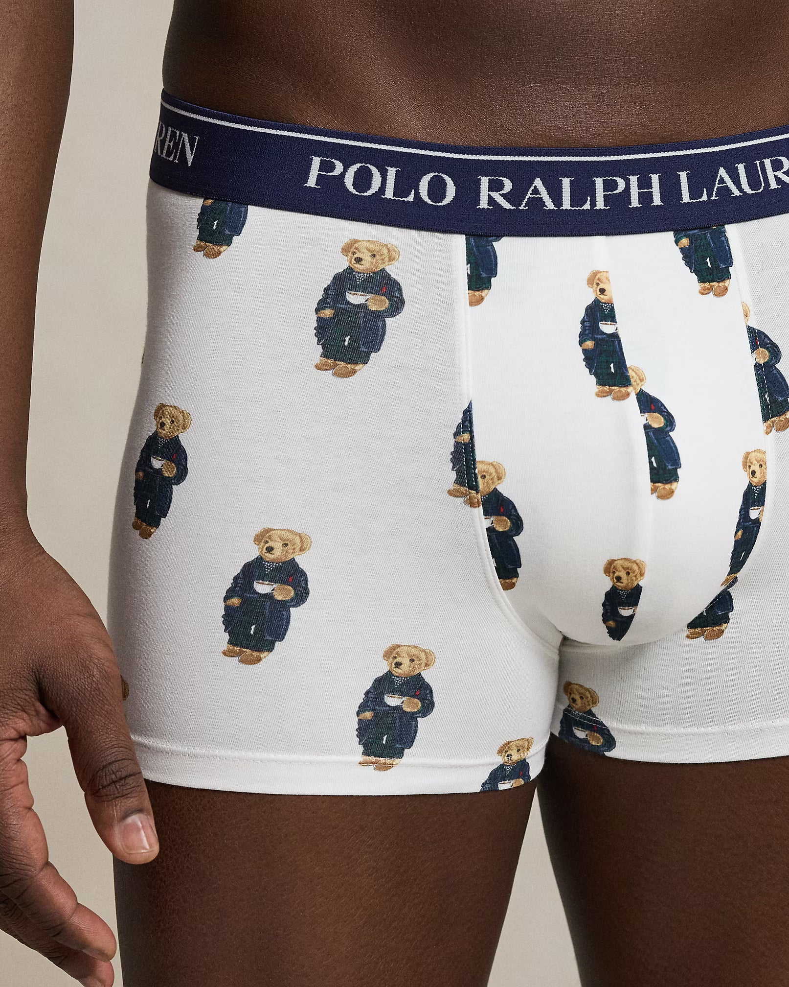 Polo Ralph Lauren miesten Alushousut Classic Trunk 3-pack, Valkoinen