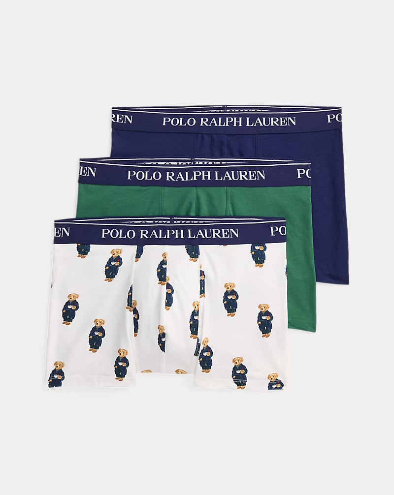 Polo Ralph Lauren miesten Alushousut Classic Trunk 3-pack, Valkoinen