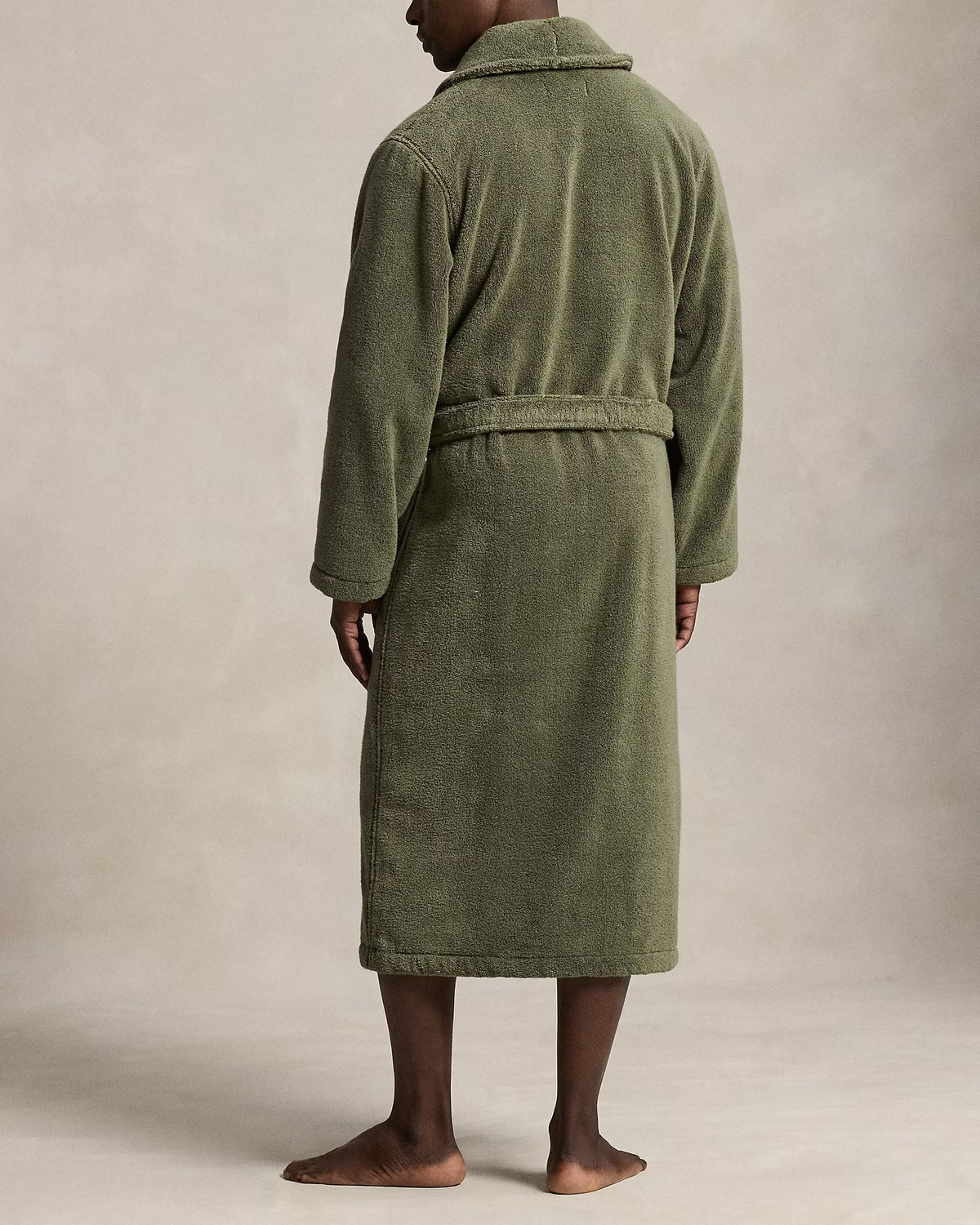 Polo Ralph Lauren miesten kylpytakki Shawl-Collar Terry Robe, Cruise Olive