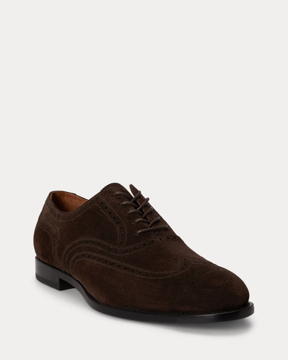 Polo Ralph Lauren miesten kengät Owen Suede Wingtip Shoe, Dark Chocolate