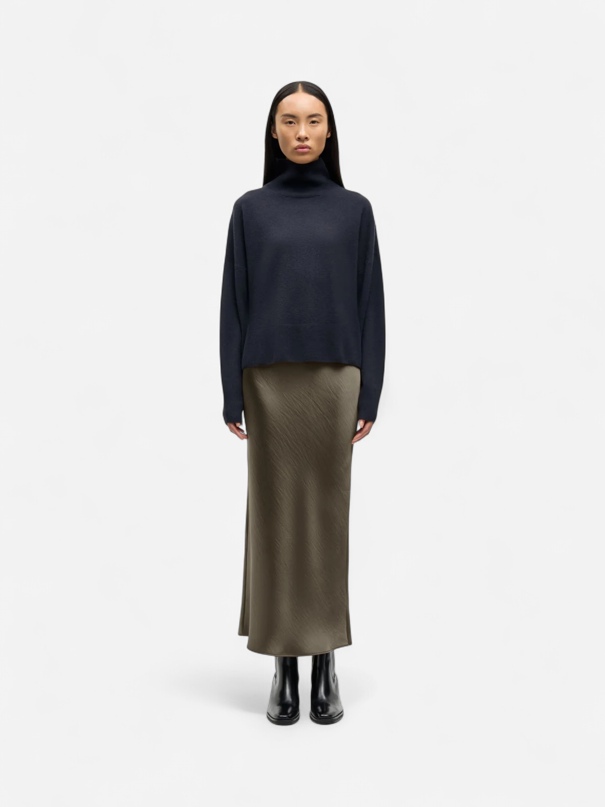 Samsoe and Samsoe Agneta long skirt 12956, ruskea - Kekäle.fi