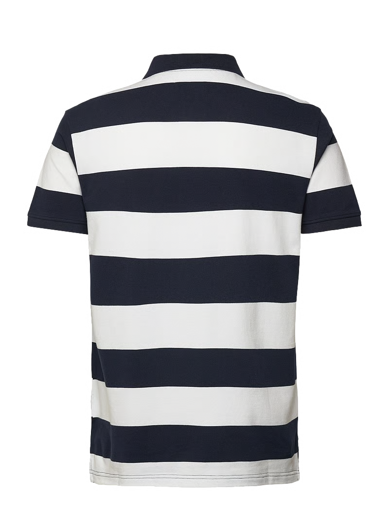 Sebago miesten pikeepaita Mick Block Stripe Pique Nos, raidallinen sininen