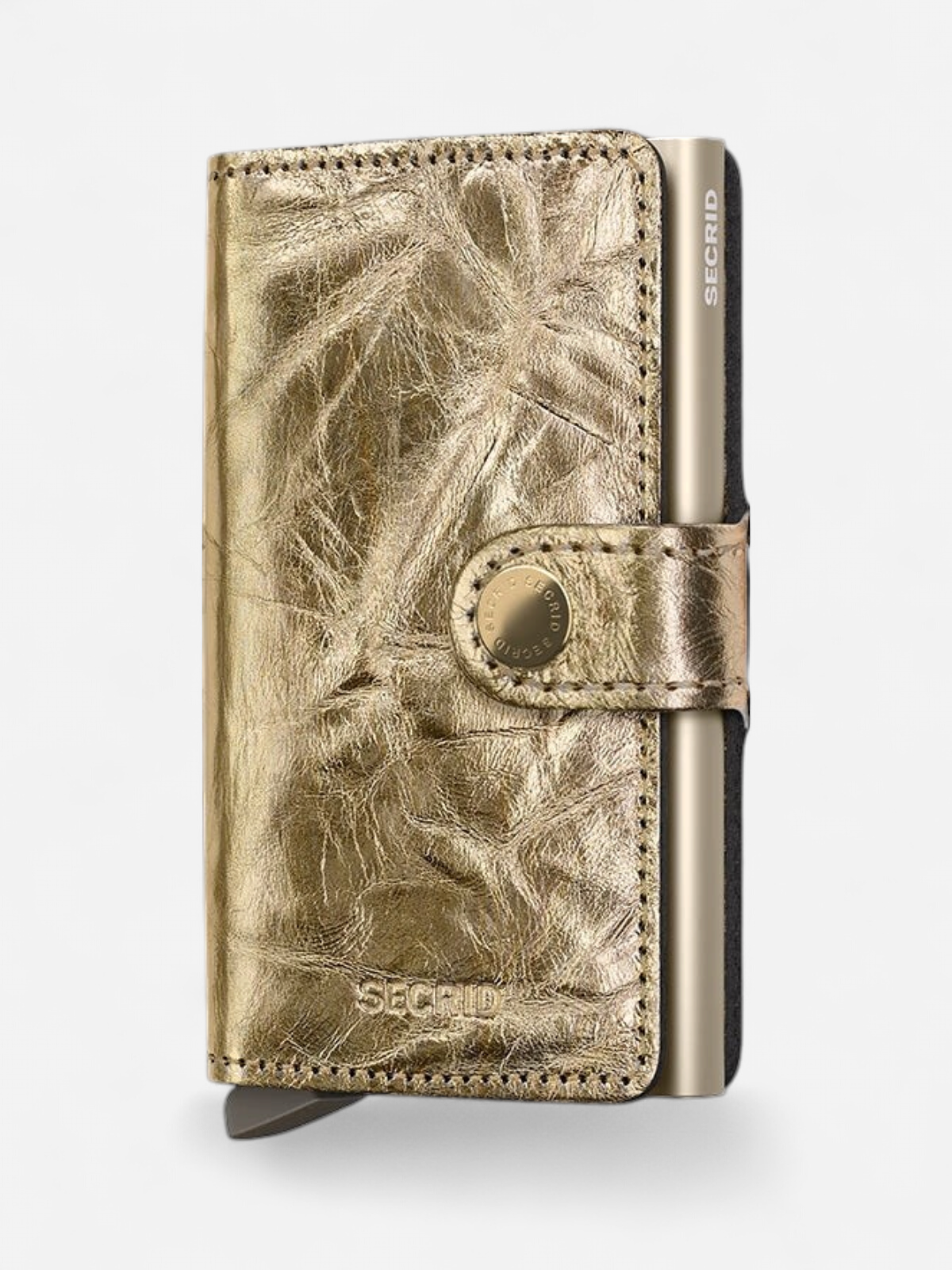 SECRID korttikotelo, MINIWALLET CRUNCH GOLD Kullankeltainen - Kekäle.fi