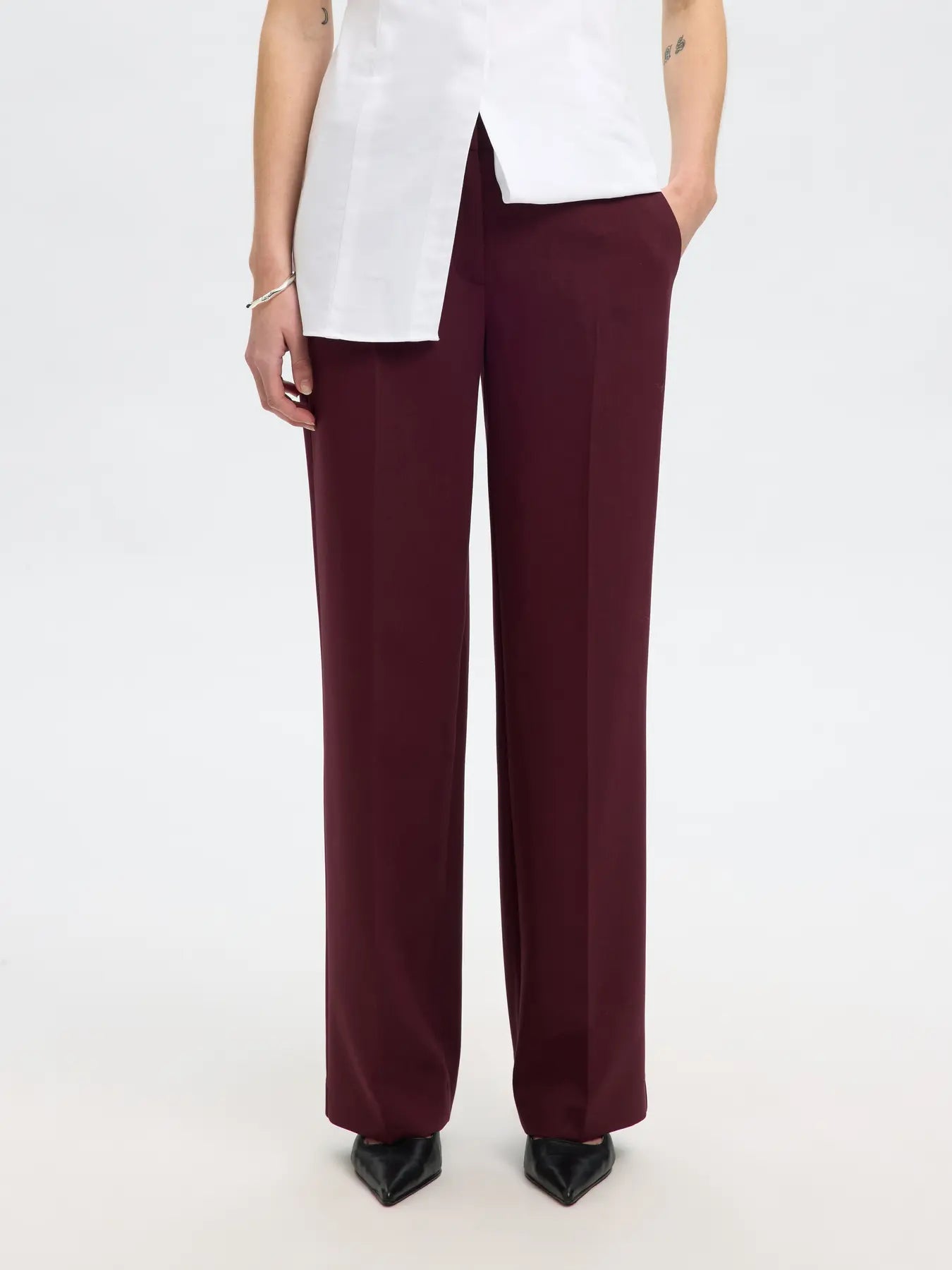 11688891 Slfrita Mw Wide Pant Fd Noos