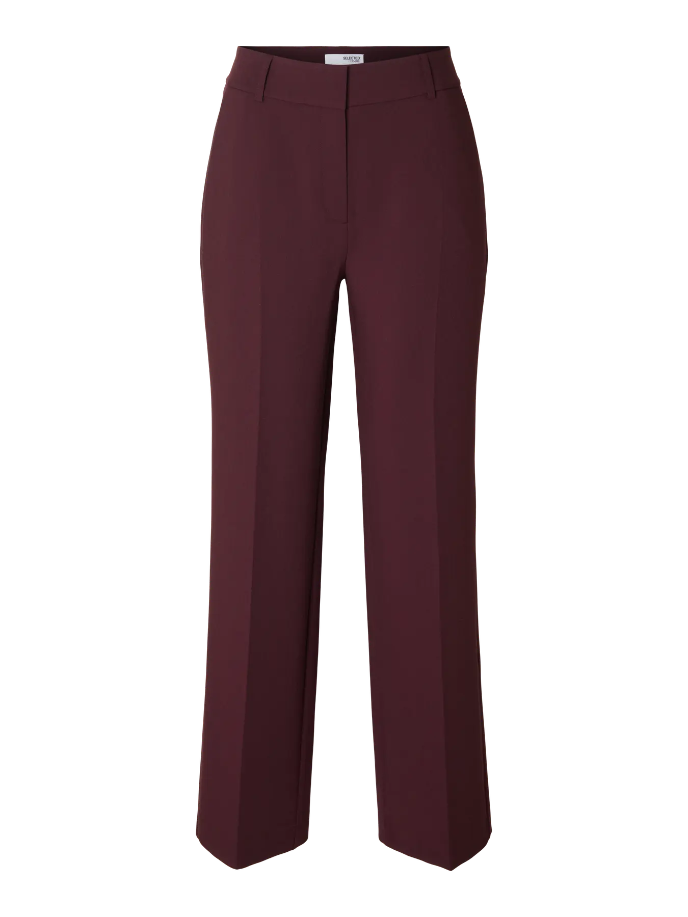 selected-femme-naisten-housut-slfrita-mw-wide-pant-mel-noos-fig-melange-3