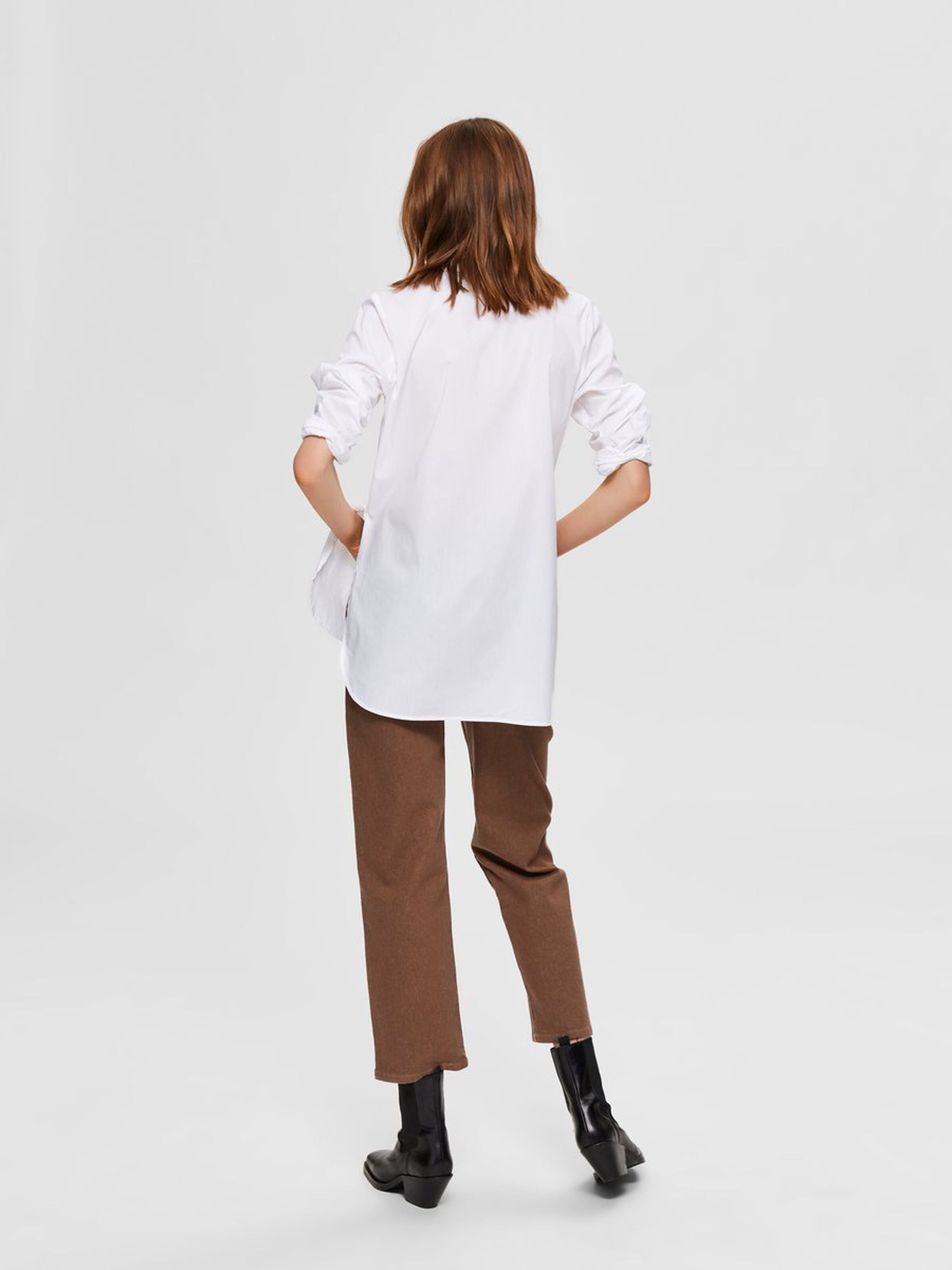 selected-femme-naisten-kauluspaita-slfori-ls-side-zip-shirt-valkoinen-2