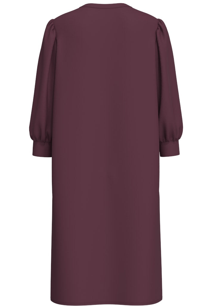 selected-femme-naisten-mekko-slftenny-sweat-dress-viininpunainen-2