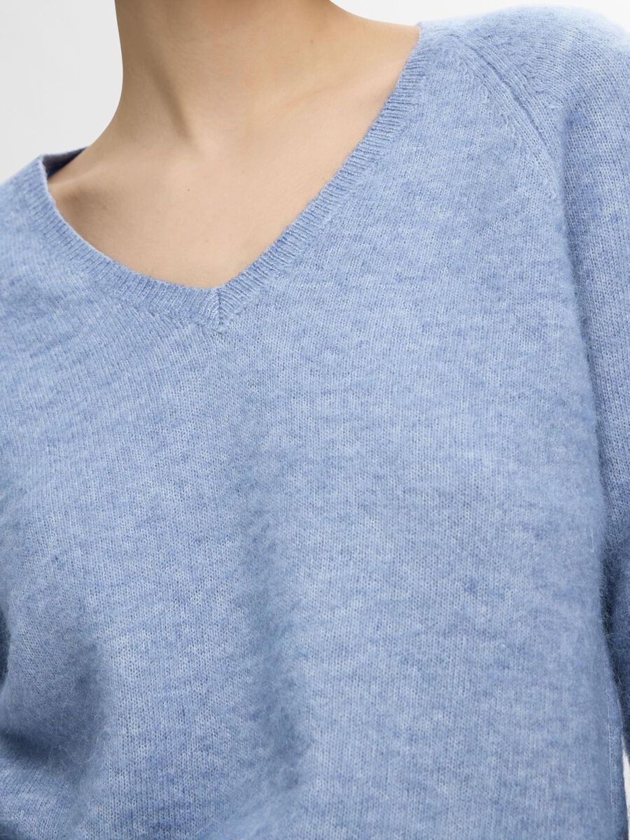 selected-femme-naisten-neule-slflulu-new-ls-knit-v-neck-b-noos-vaaleansininen-3