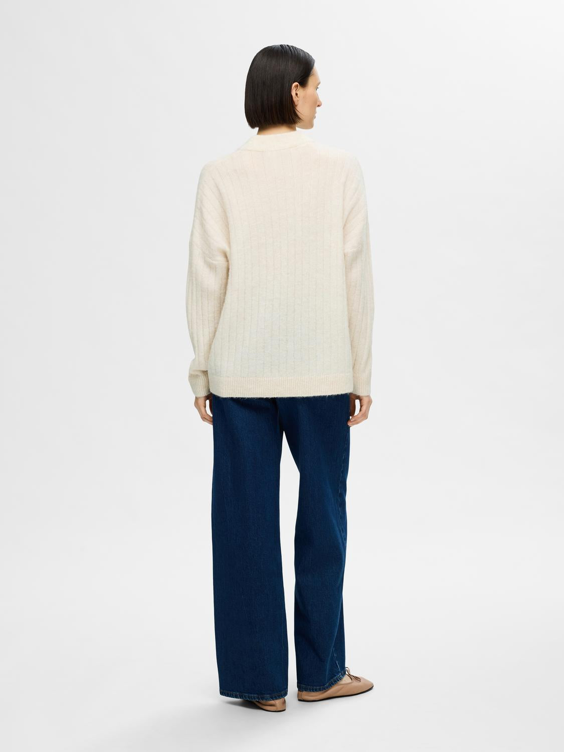 selected-femme-naisten-neule-slfmaline-ls-knit-high-neck-luonnonvalkoinen-4