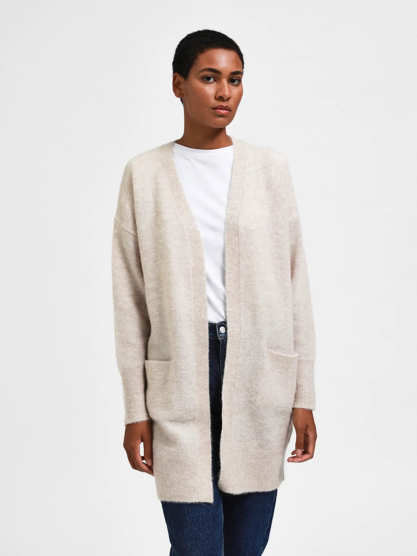 selected-femme-naisten-neuletakki-lulu-new-knit-long-cardigan-birch-melange-1