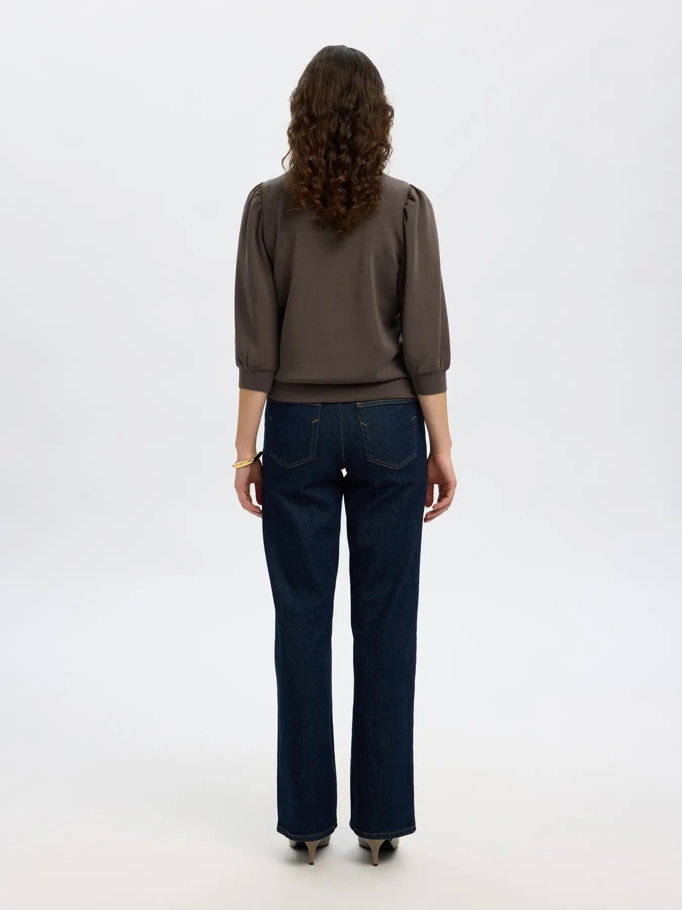 selected-femme-naisten-pusero-slftenny-3-4-sweat-top-noos-delicioso-2