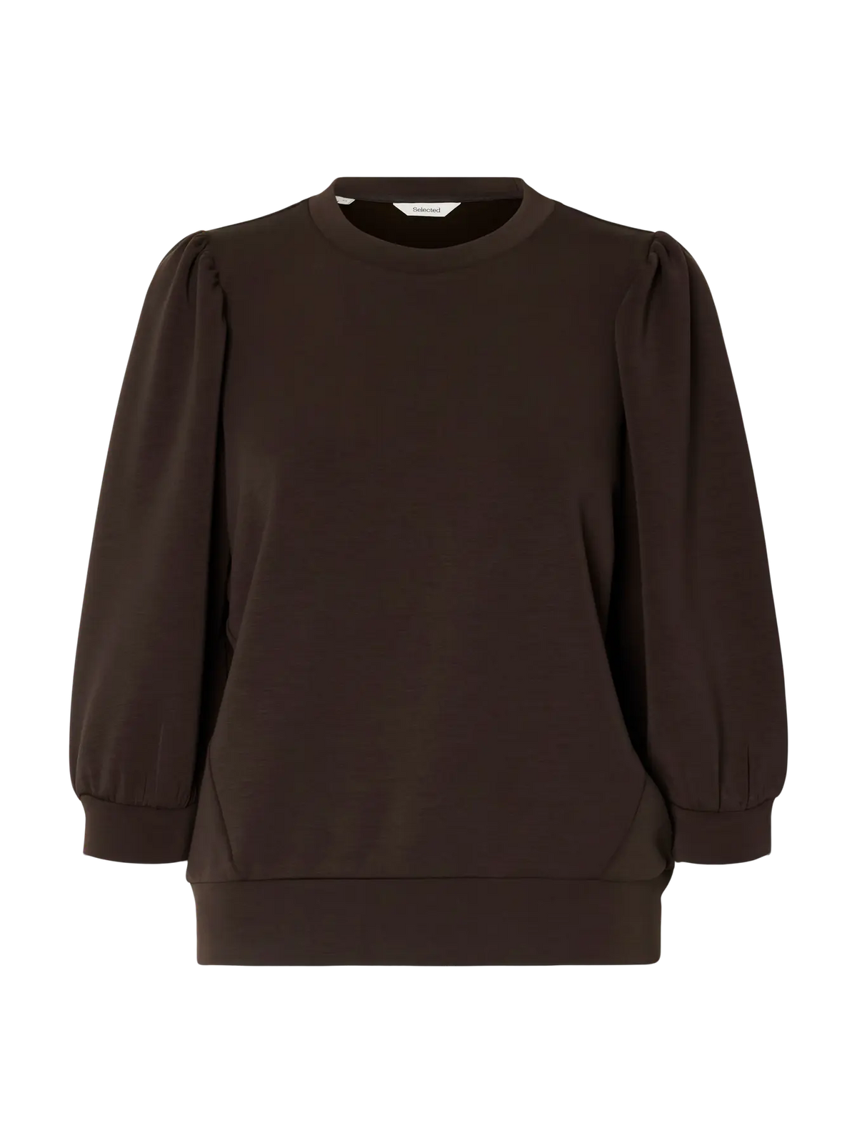 selected-femme-naisten-pusero-slftenny-3-4-sweat-top-noos-delicioso-3