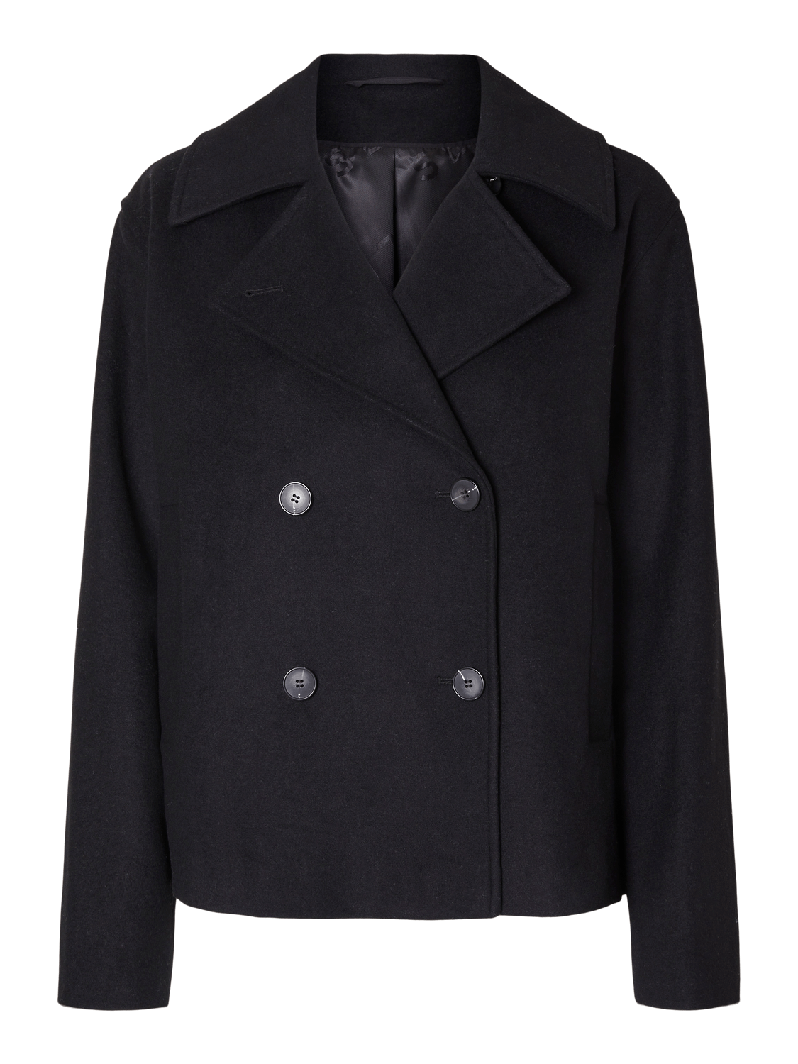 selected-femme-naisten-takki-slfalma-short-wool-jacket-musta-1