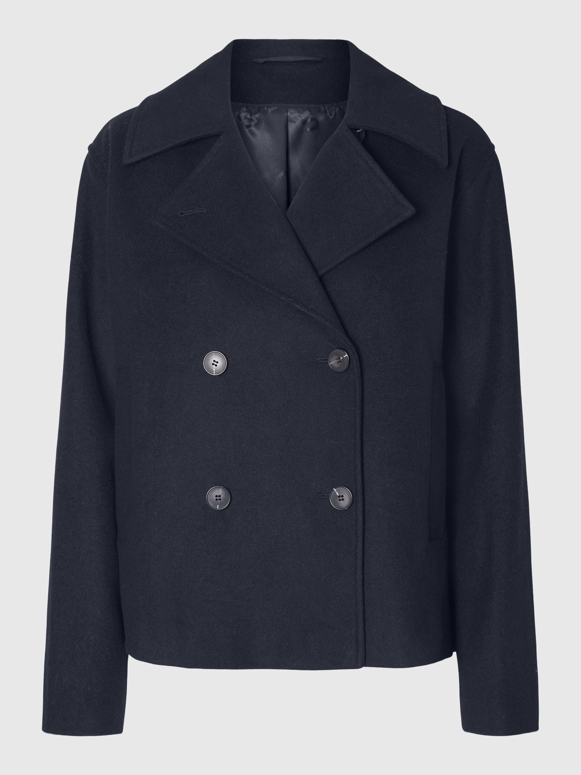 selected-femme-naisten-takki-slfalma-short-wool-jacket-tummansininen-1