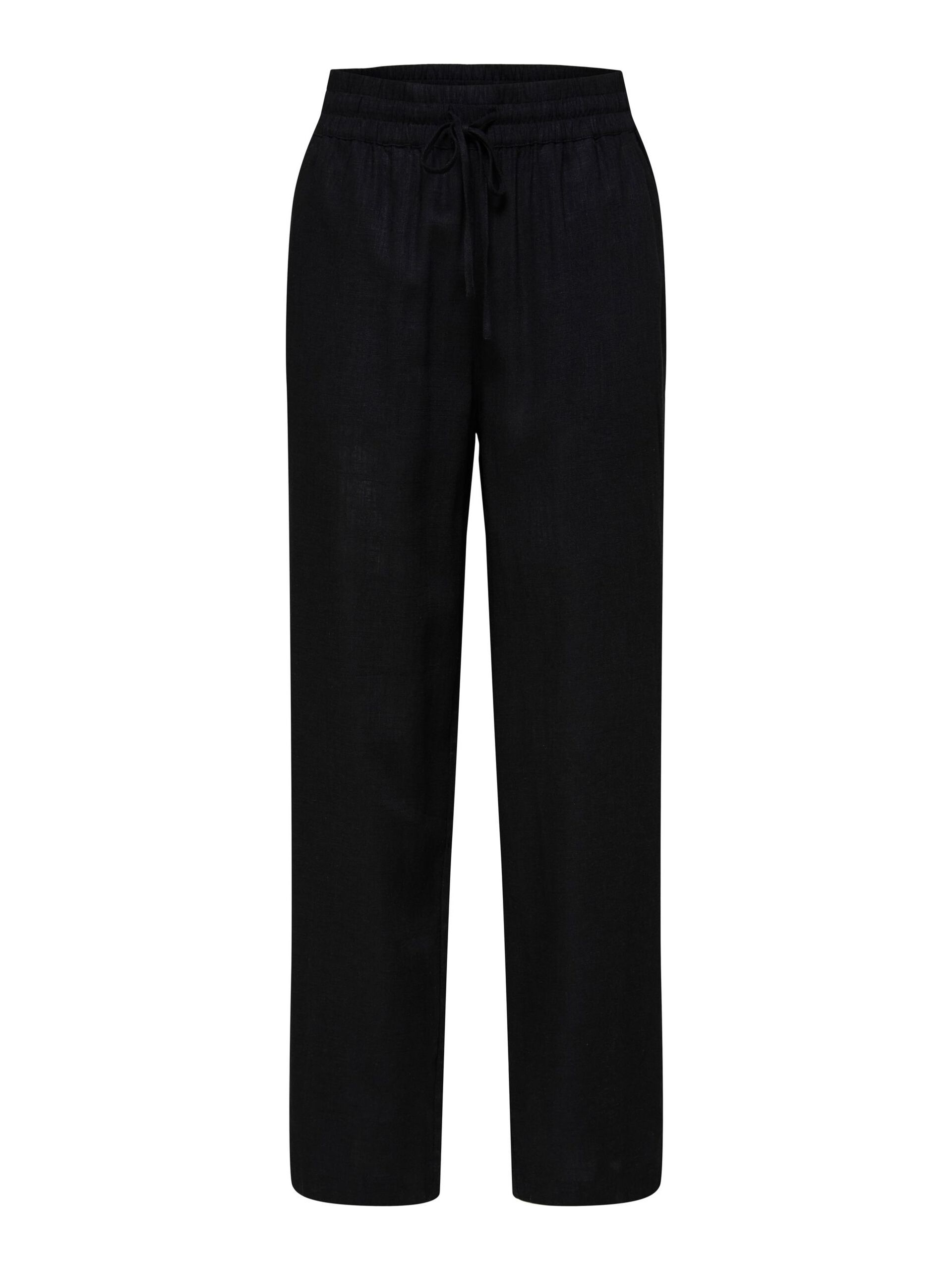 selected-femme-pellavahousut-slfviva-gulia-mw-long-linen-pant-noos-musta-3