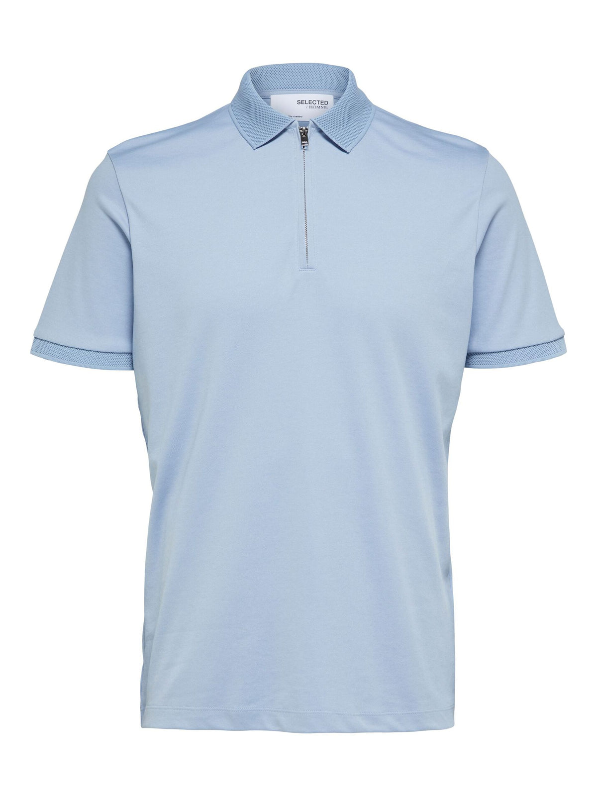 selected-homme-fave-zip-polo-vaaleansininen-3