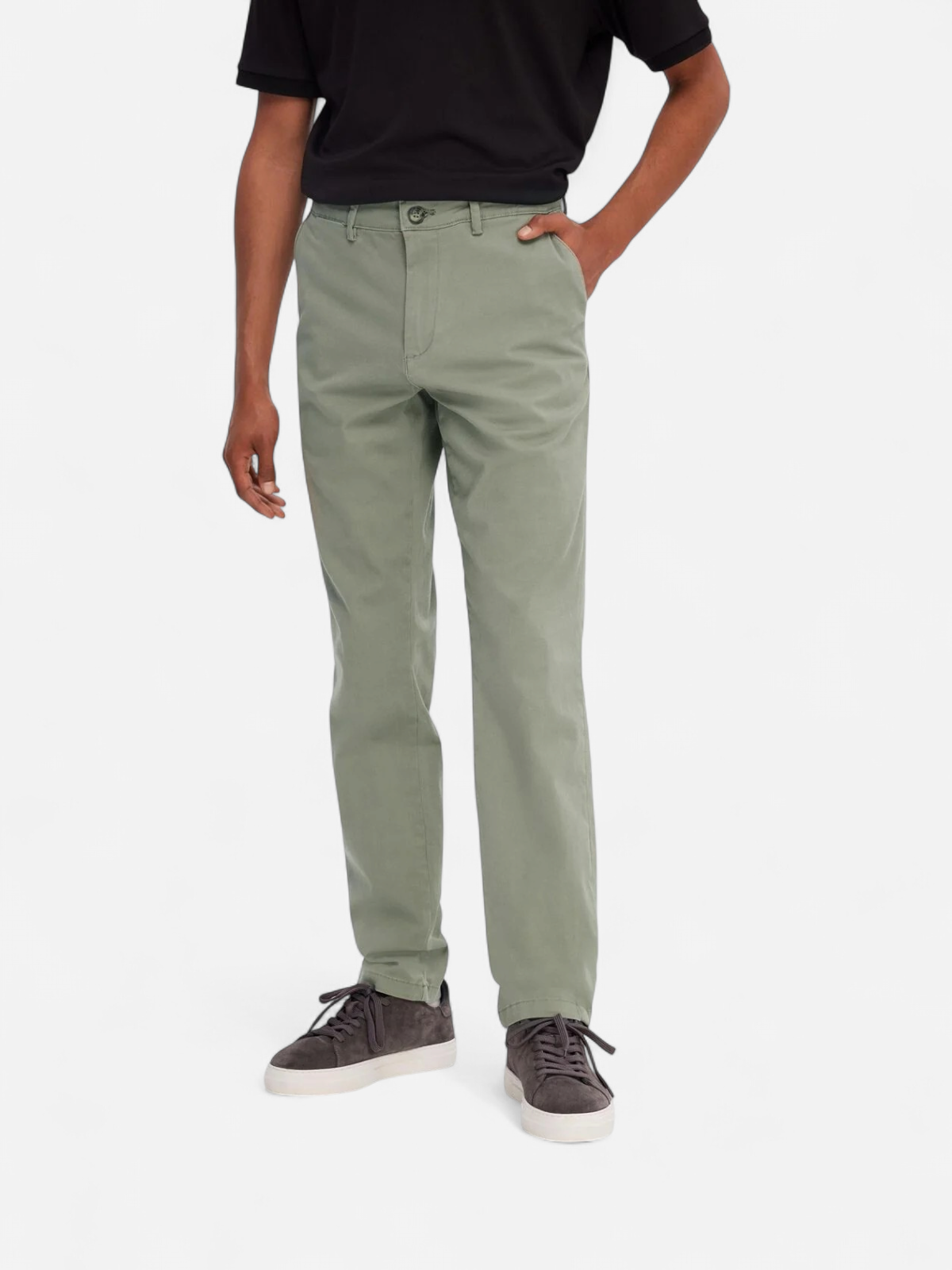 Selected, Miesten Housut, NEW MILES FLEX CHINO NOS Vihreä - Kekäle.fi
