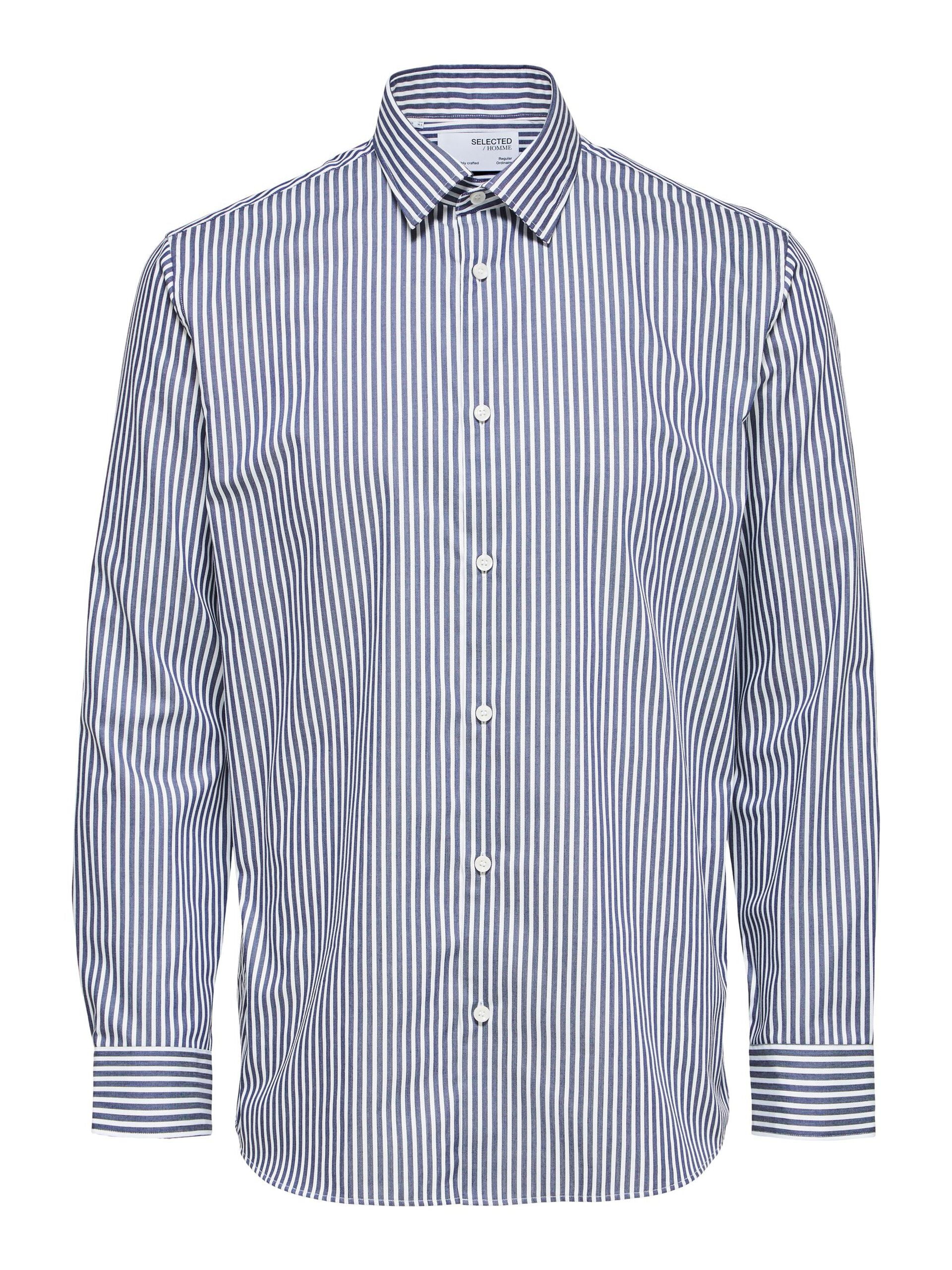 selected-miesten-kauluspaita-ethan-slim-raidallinen-sininen-1