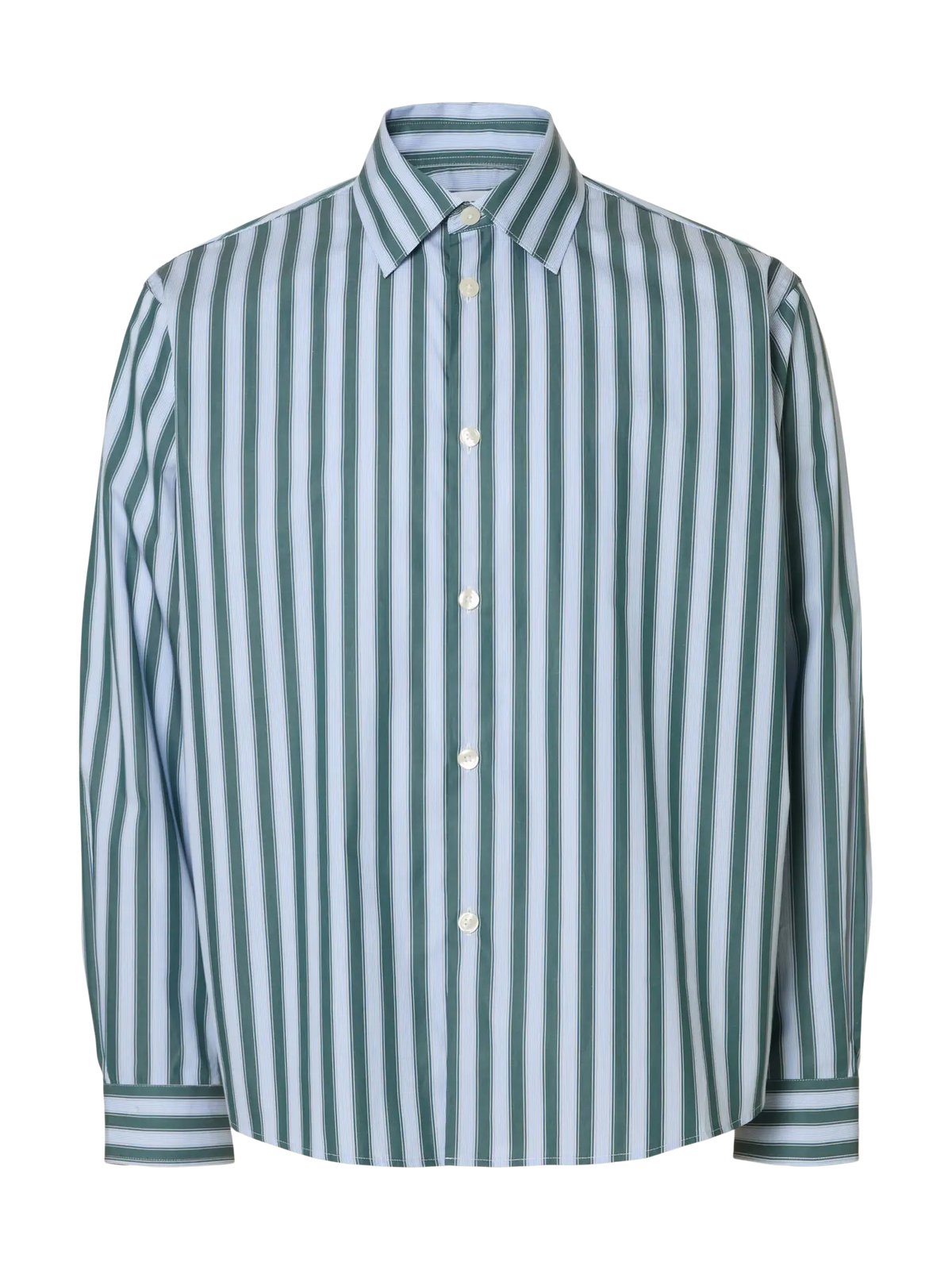 selected-miesten-kauluspaita-slhrlxhenric-stripe-ls-shirt-dark-green-multi-stripes-3