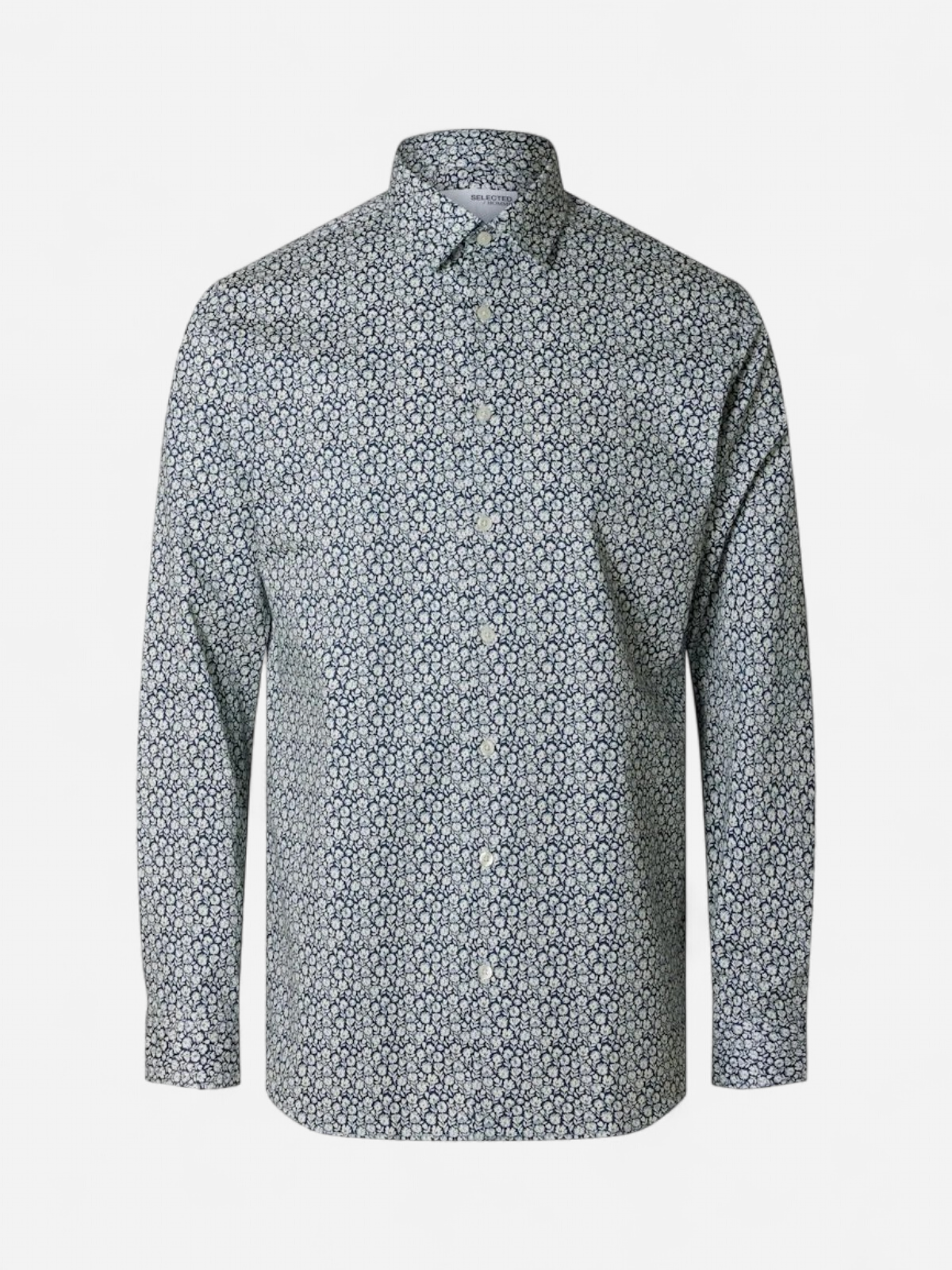 Selected Miesten Kauluspaita, SLIM PERFORMANCE SHIRT Navy - Kekäle.fi