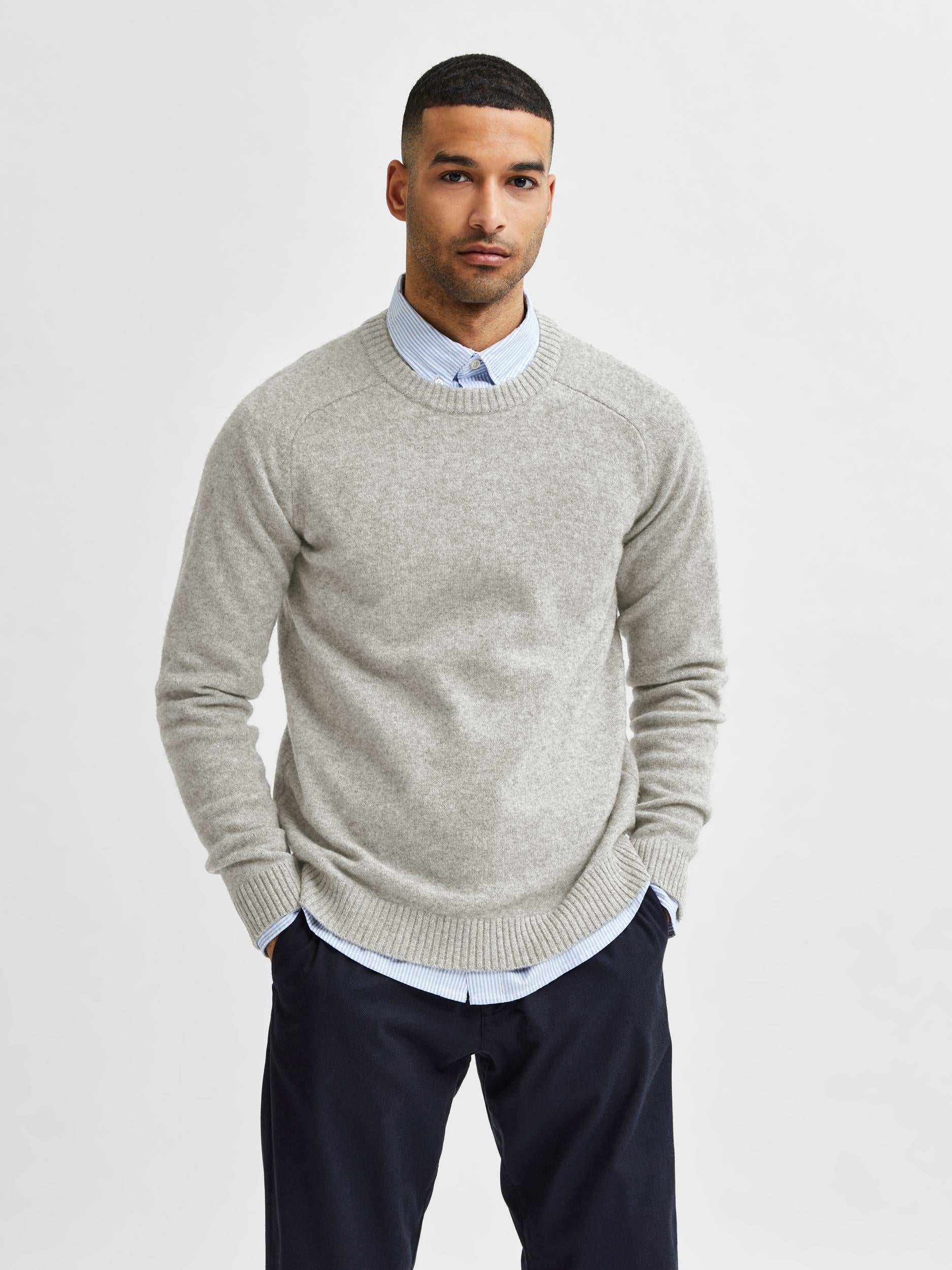 selected-miesten-neule-coban-lambs-nos-keskiharmaa-3