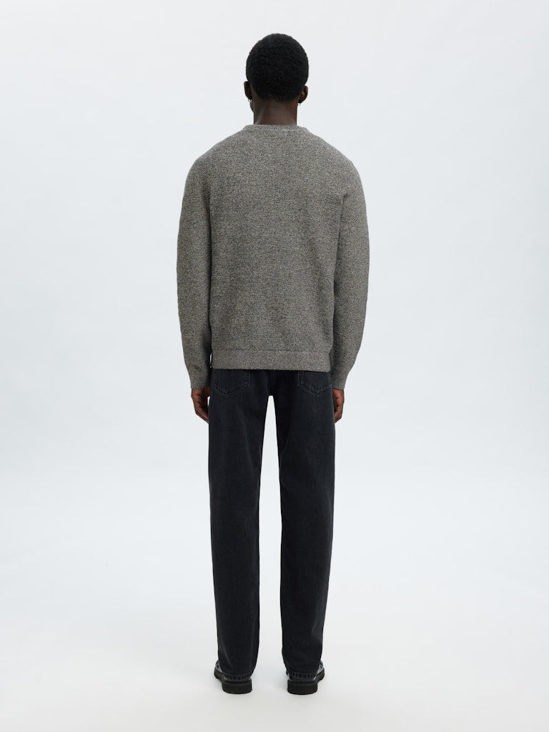 selected-miesten-neulepusero-ross-ls-knit-structure-nos-organic-cotto-black-moonstruck-twi-5