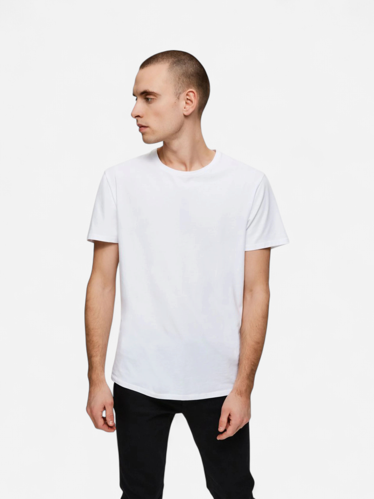 Selected, Miesten T-Paita, New Pima SS O-Neck Valkoinen - Kekäle.fi