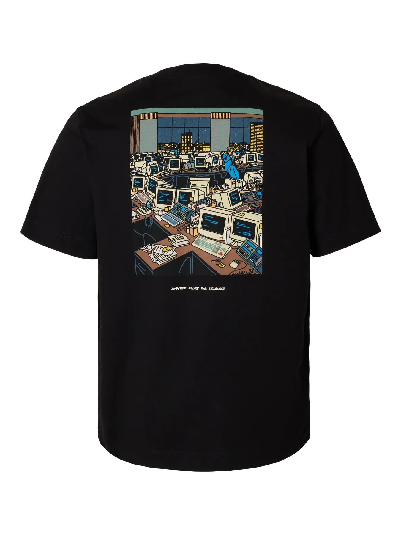 selected-miesten-t-paita-pete-license-ss-o-neck-tee-black-computers-3