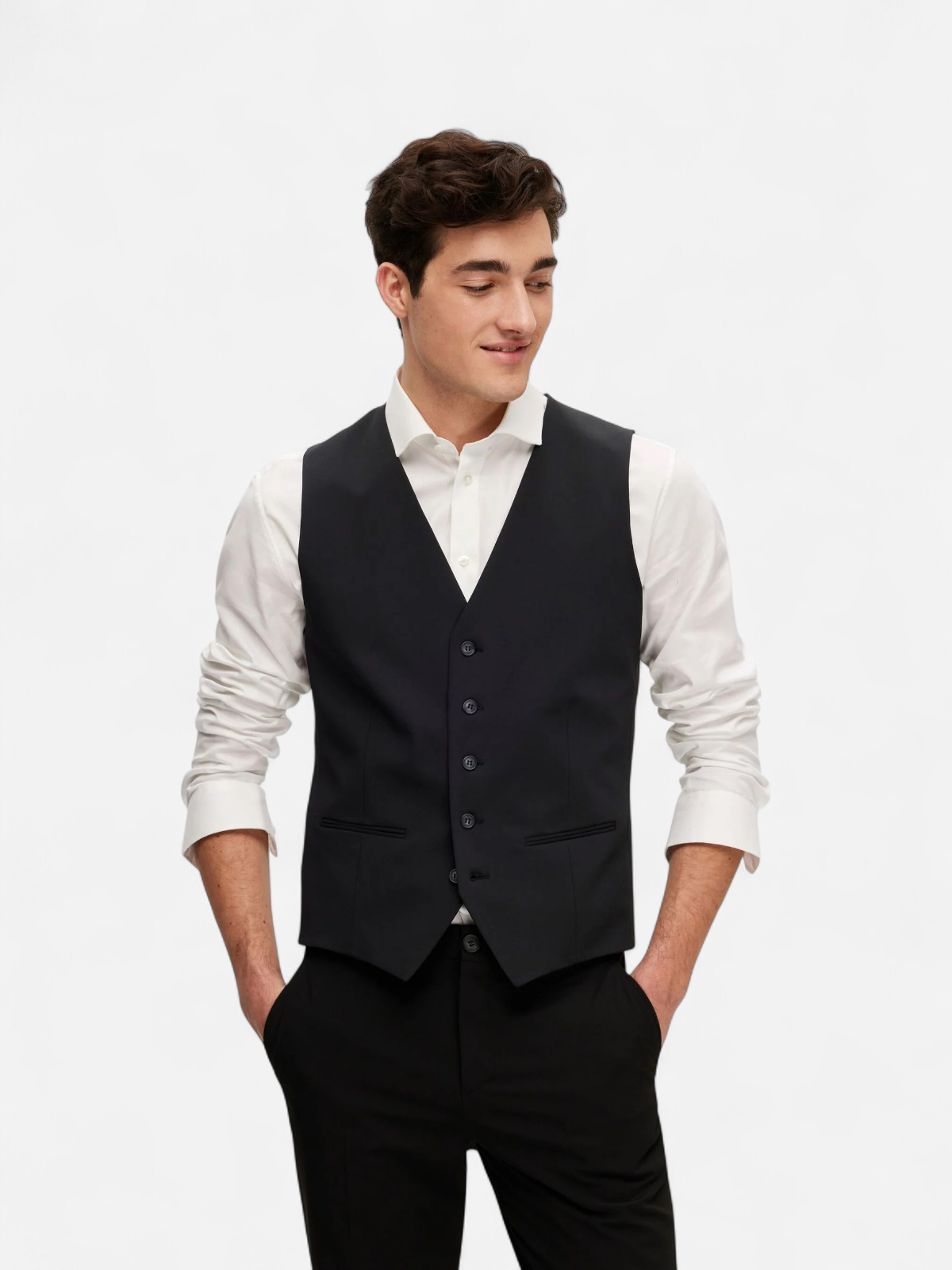 Selected Pukuliivi, LIAM VEST FLEX Black - Kekäle.fi