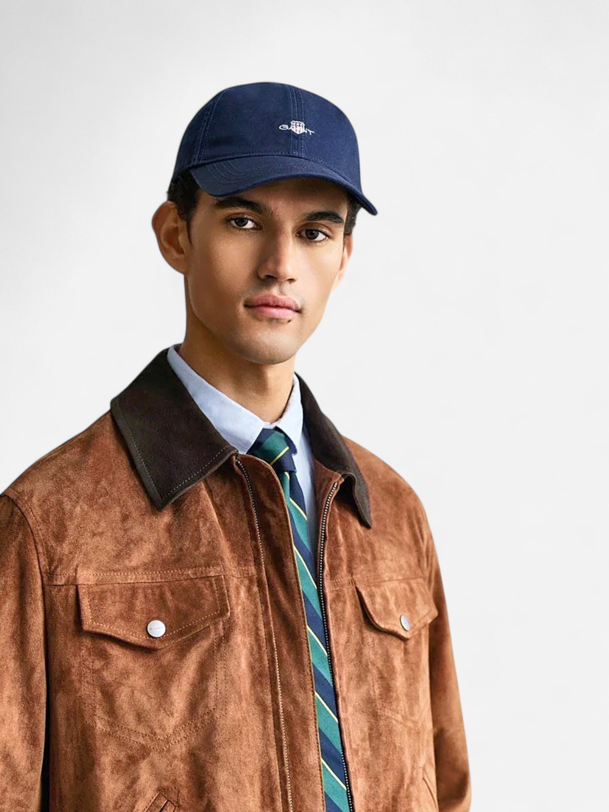 Gant lippis Shield Cotton Twill Cap, tummansininen - Kekäle.fi