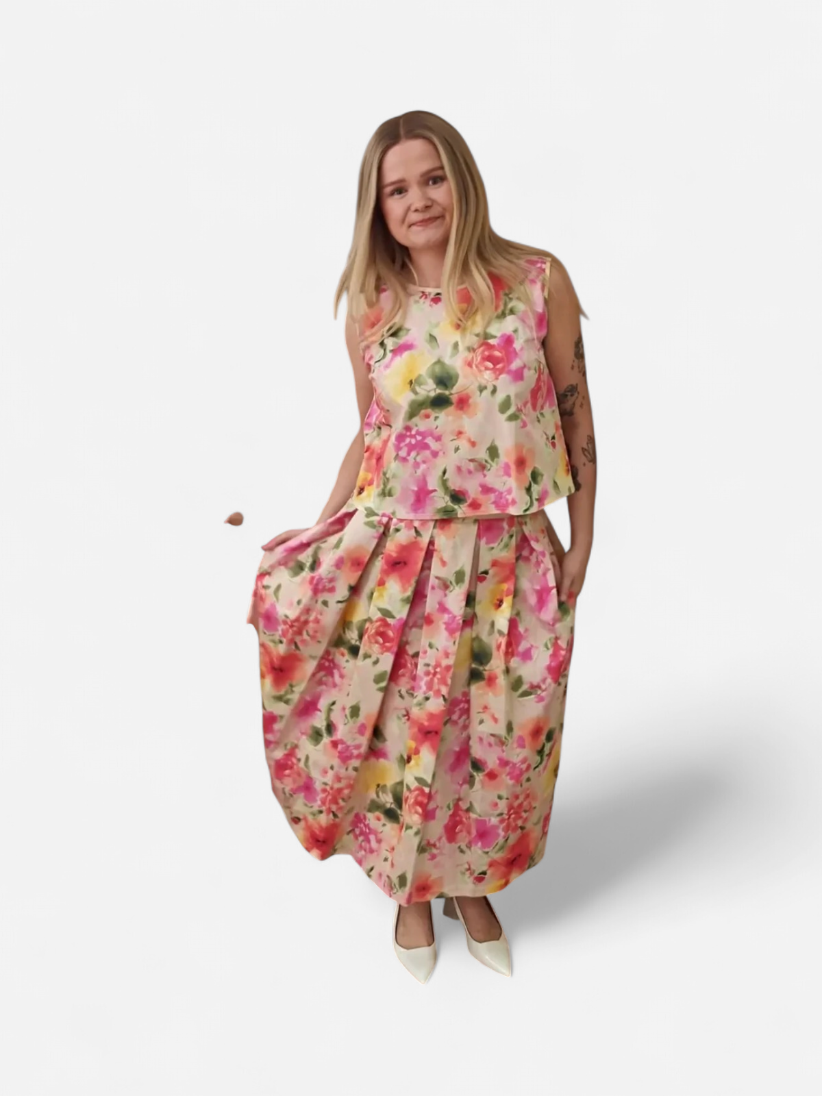 SINNUU ELLE HAME PRINT MONIVÄRINEN KUOSI - Kekäle.fi