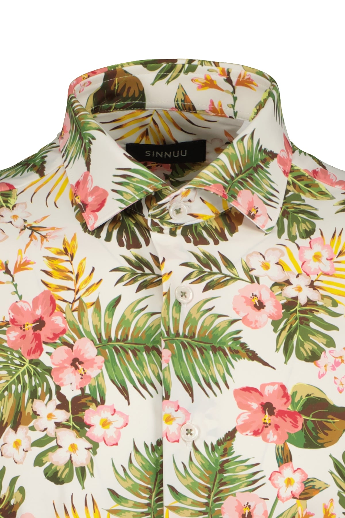 sinnuu-miesten-kauluspaita-performance-shirt-ss-california-vihrea-kuosi-3