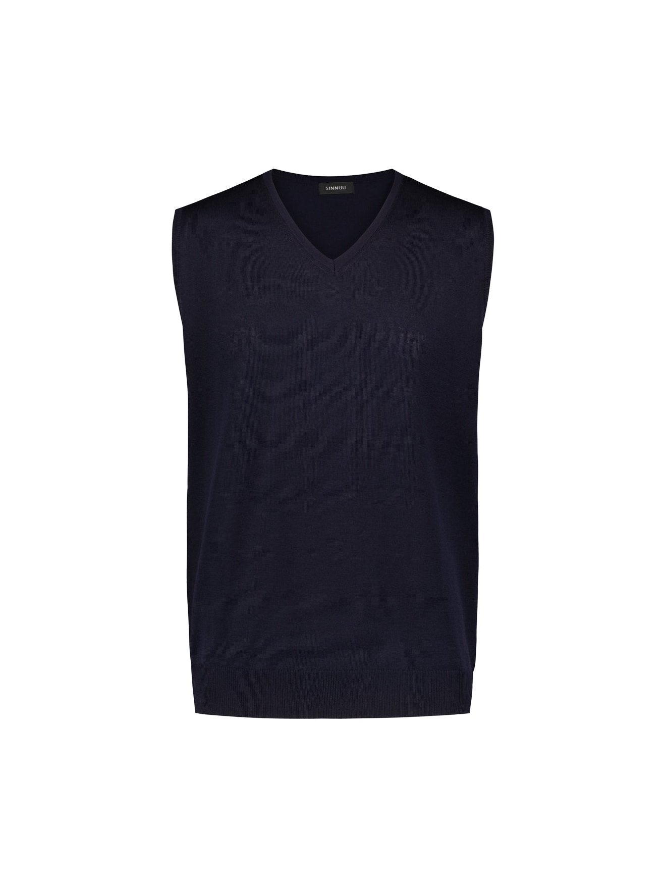 sinnuu-miesten-neuleliivi-merino-vest-v-neck-tummansininen-1