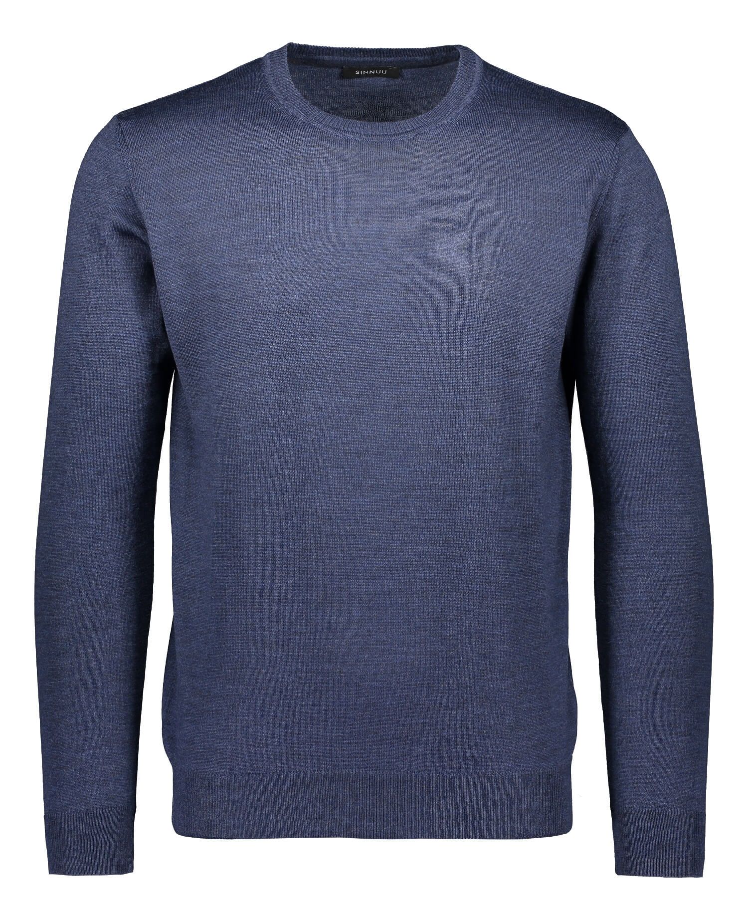 sinnuu-miesten-neulepaita-merino-crew-indigo-1