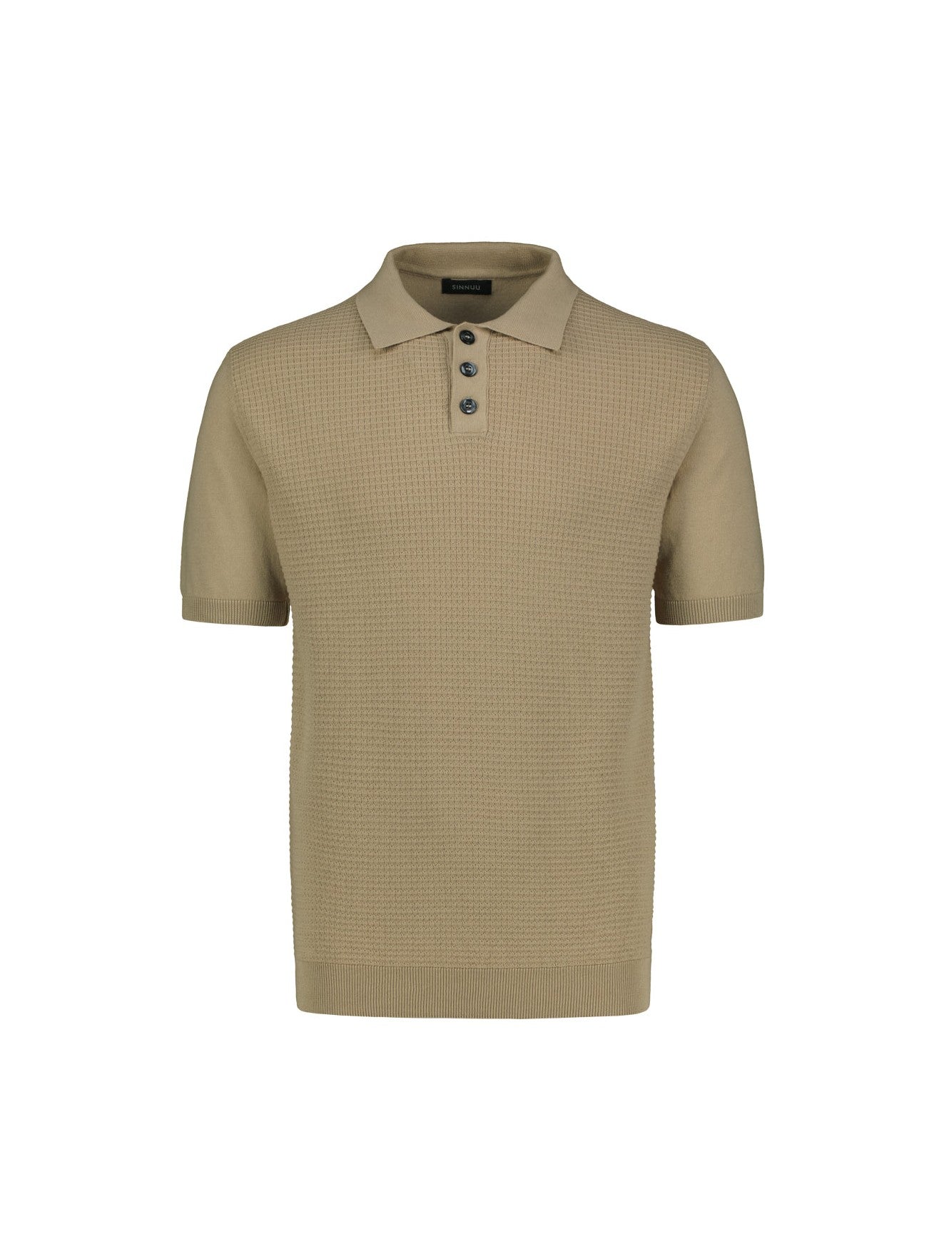 sinnuu-miesten-pikeepaita-knitted-polo-made-in-italy-beige-1