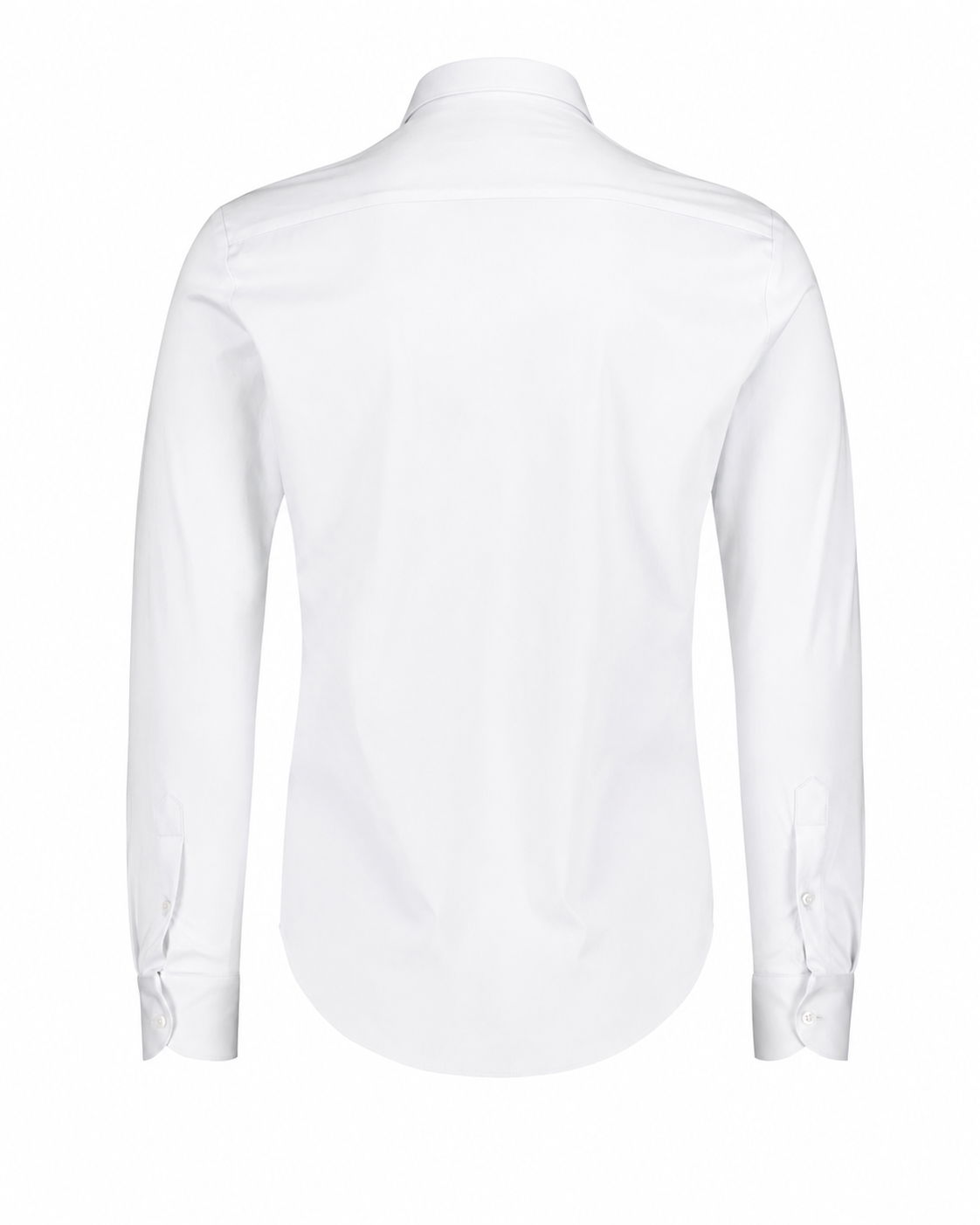 Sinnuu miesten kauluspaita Evolution Non Iron Jersey Cotton Shirt, valkoinen