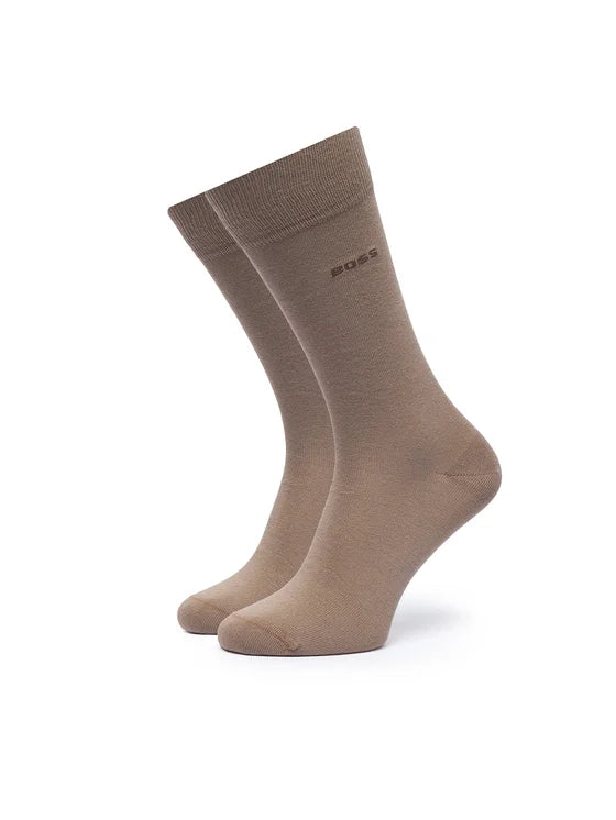 Hugo Boss miesten sukat 2P RS Uni CC Socks, beige