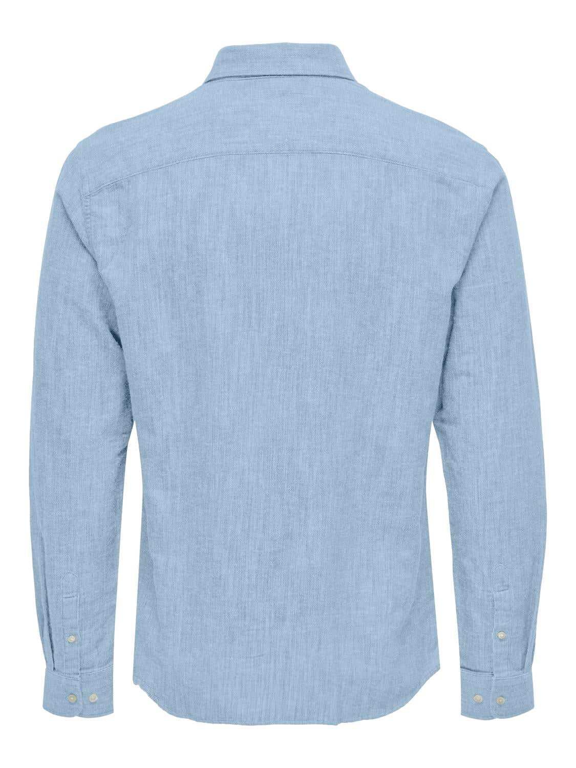 Only and Sons miesten pellavapaita Arlo Linen Shirt, Skyway