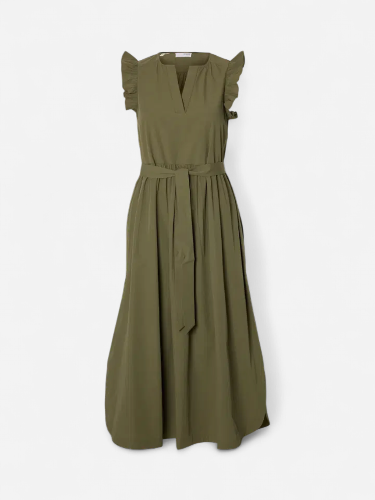 Selected Femme mekko Blair Ida Regular Sl Long Dress Noos, Deep Lichen Green - Kekäle.fi