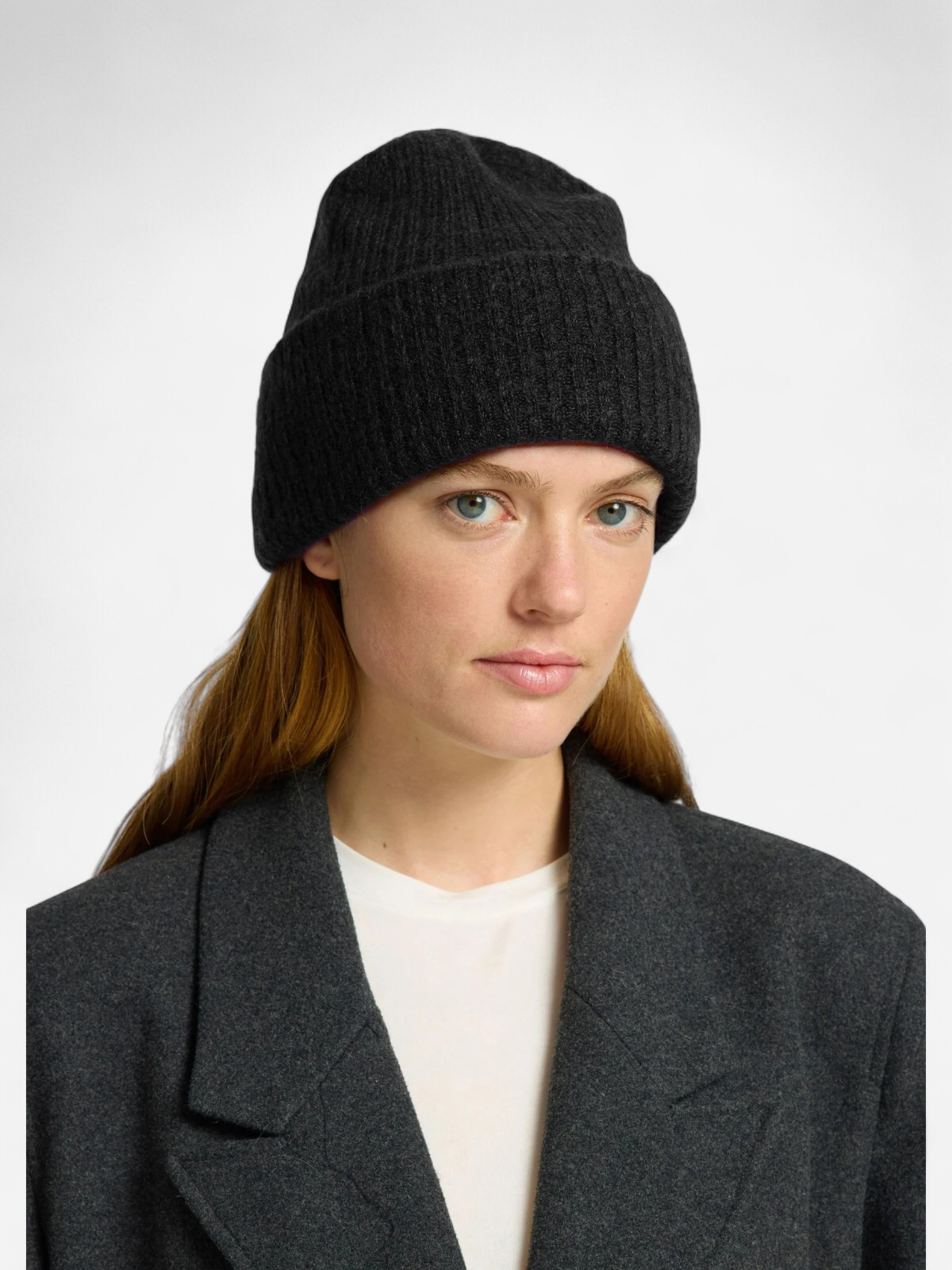 Selected Femme naisten pipo Slfmaline Knit Beanie, musta - Kekäle.fi