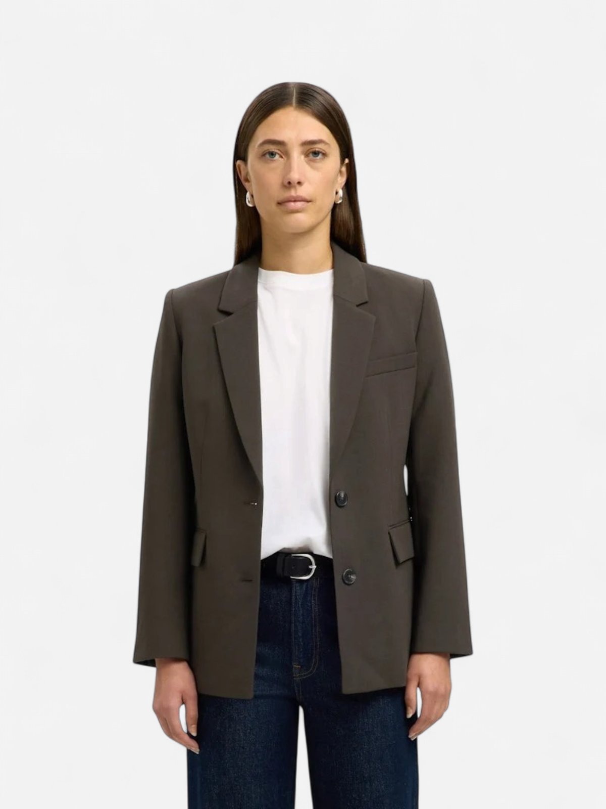 Selected Women naisten Bleiserit Rita Classic Blazer, Delicioso Melange - Kekäle.fi