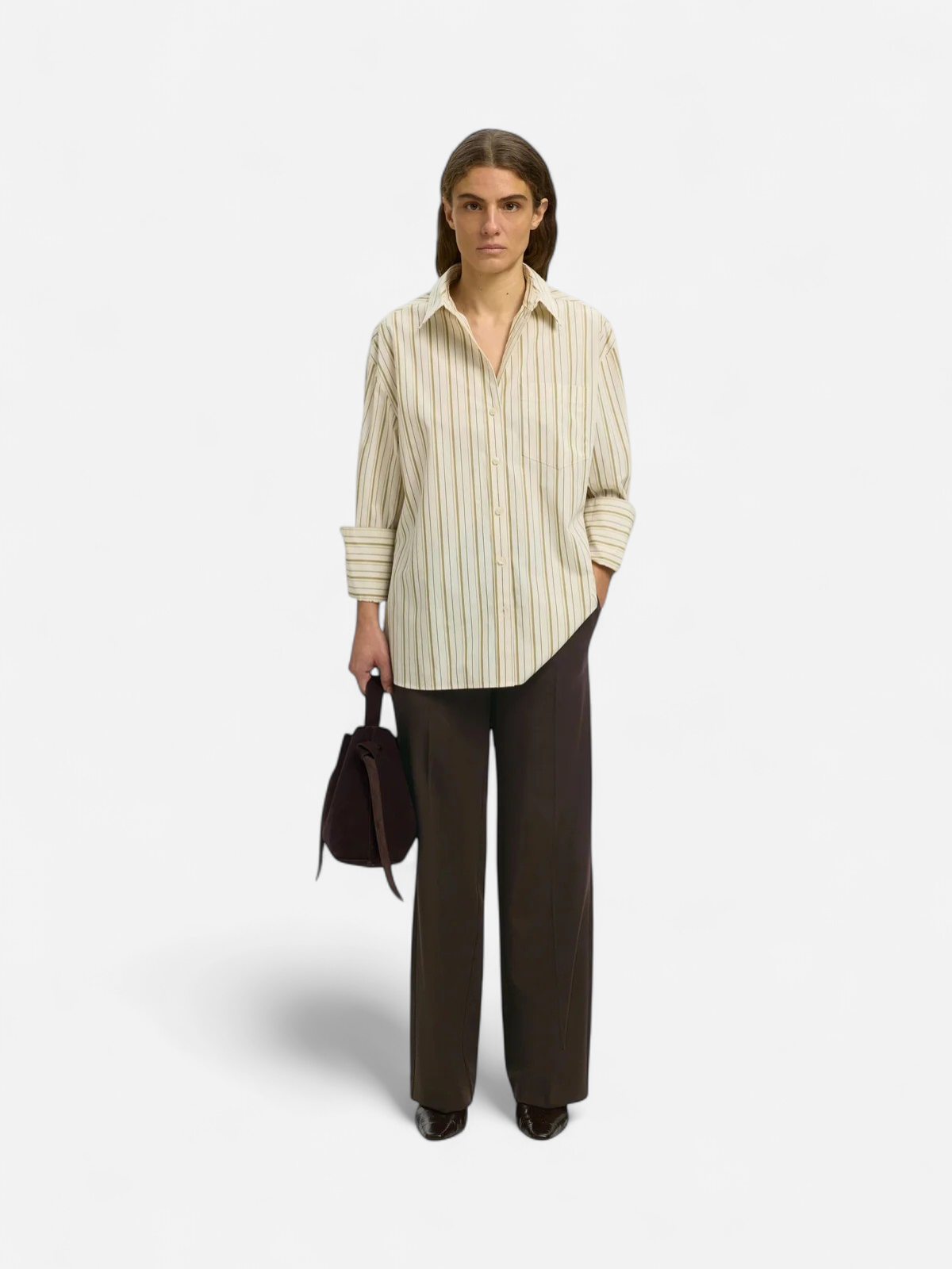 Selected Women naisten housut Rita Wide Pant, Delicioso Melange - Kekäle.fi
