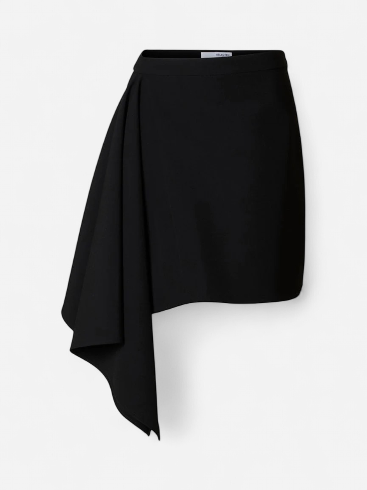 Selected Femme naisten hame SLFSYLVIE HW SHORT SKIRT B, musta - Kekäle.fi