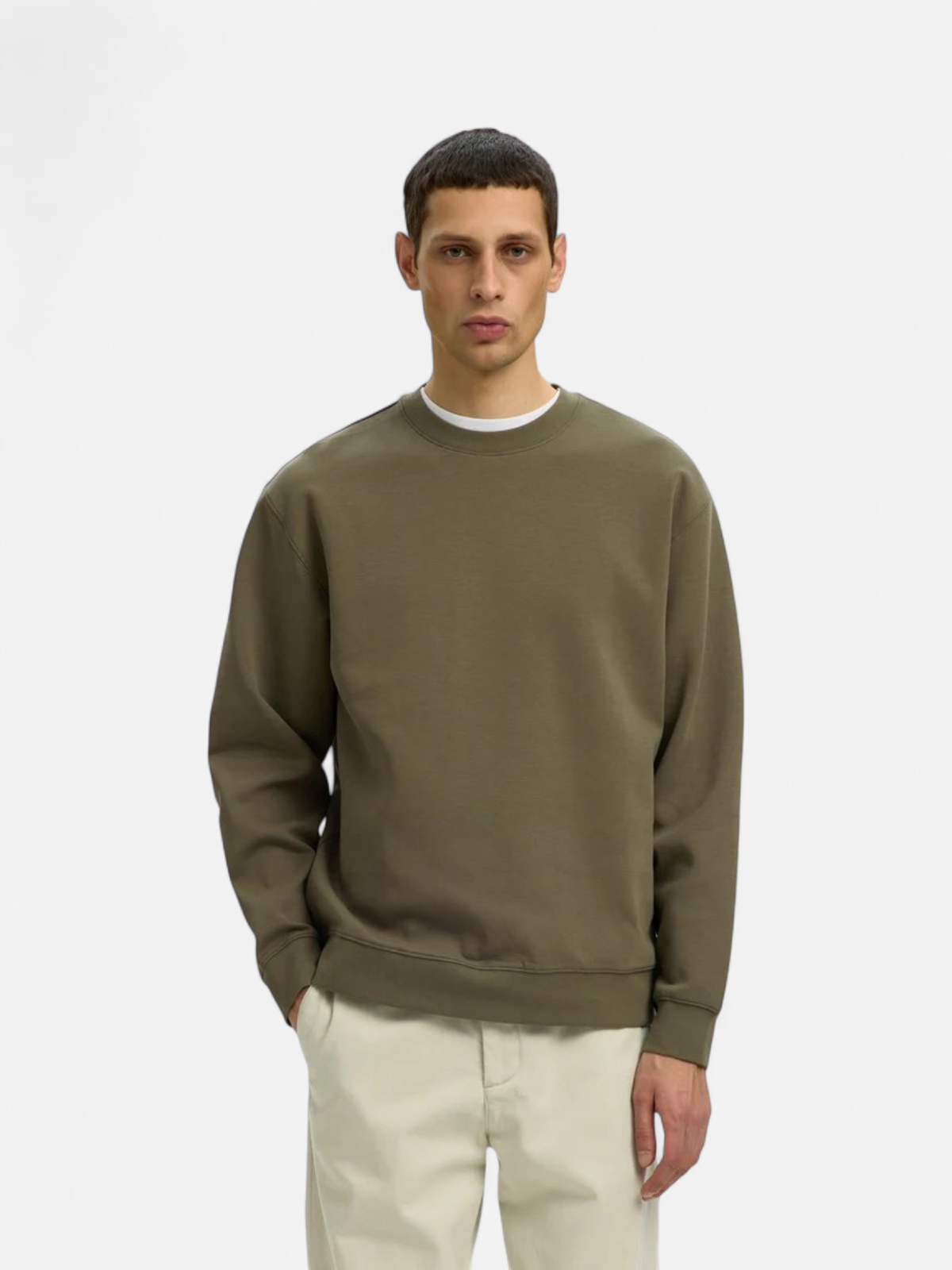 SLHTOM SOFT CREW NECK SWEAT NOOS Kalamata - Kekäle.fi