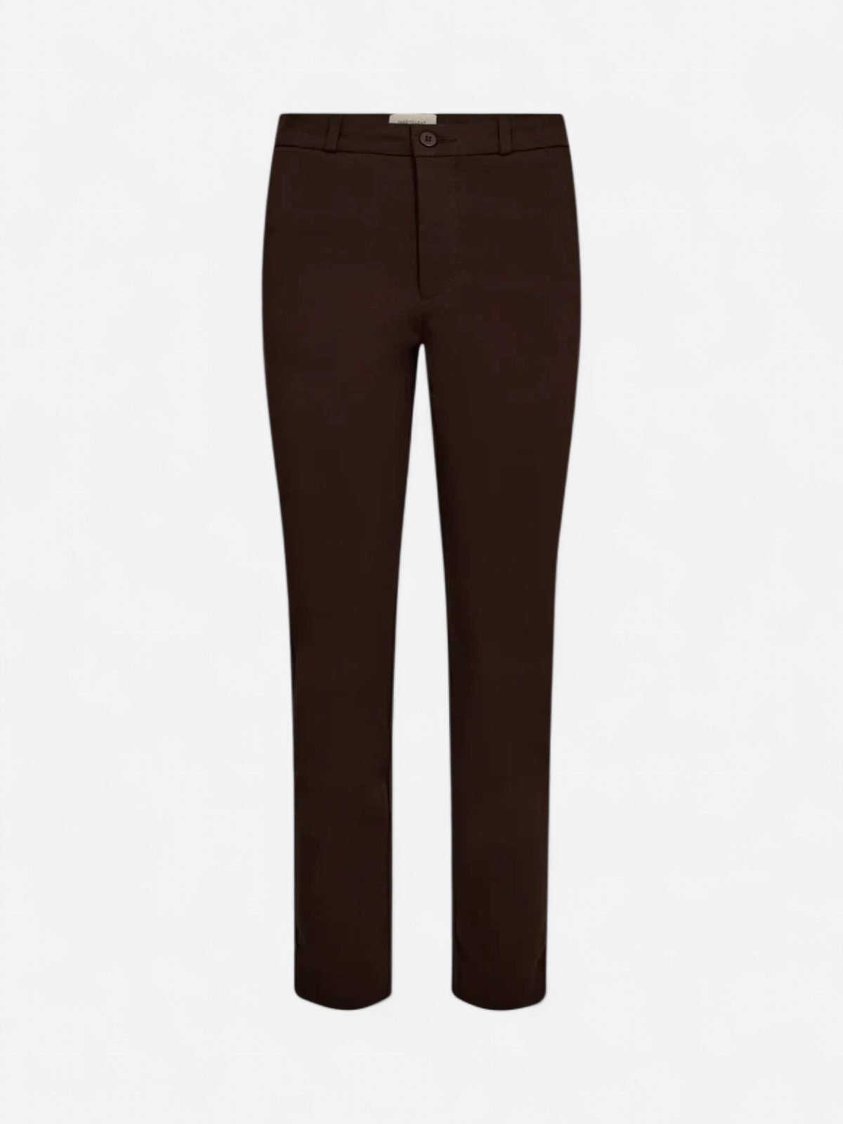 Freequent naisten housut Solvej Ankle Pant, tummanruskea - Kekäle.fi