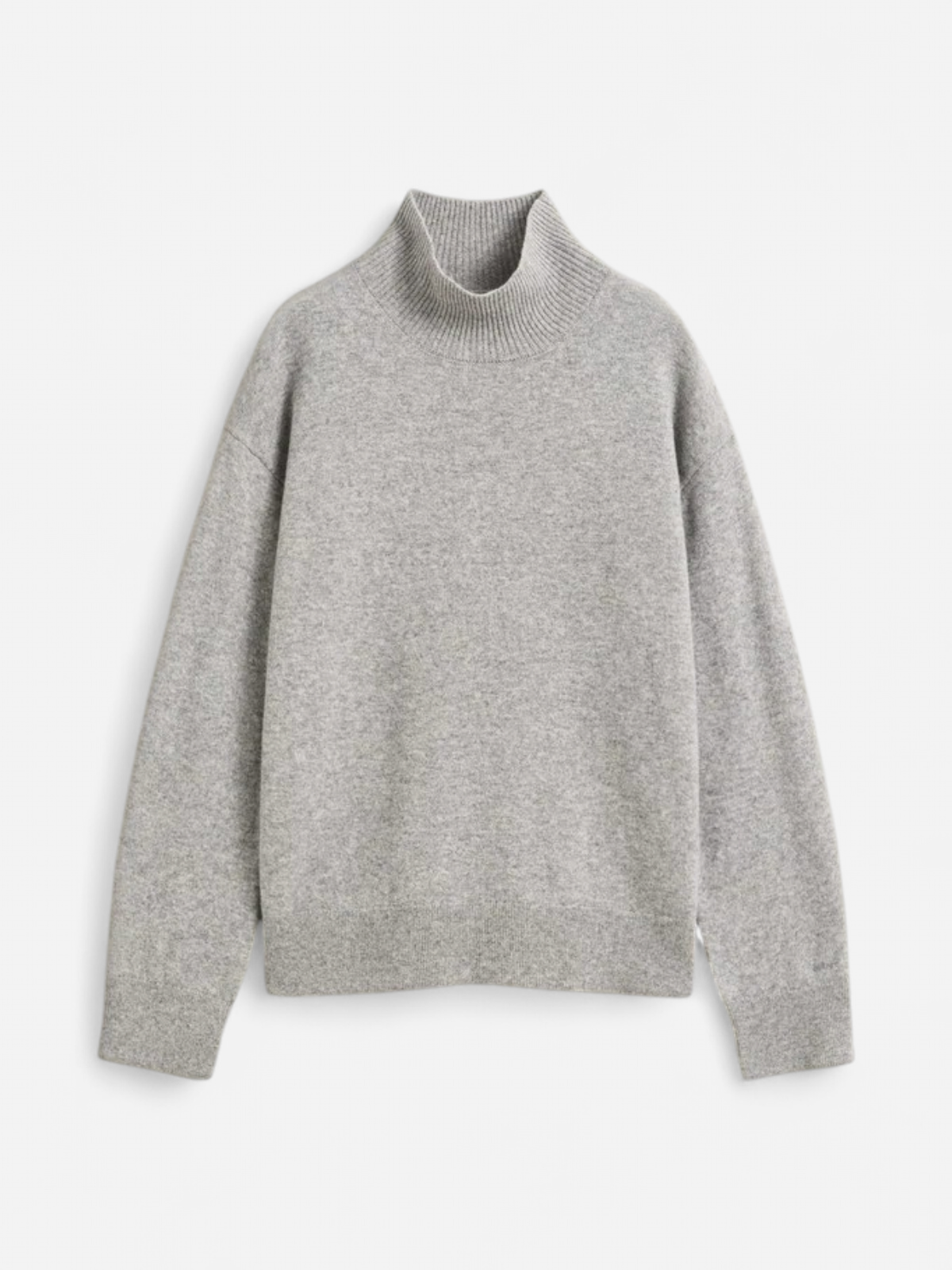 SUPERFINE LAMBSWOOL MOCKNECK MELEERATTU GRAFIITTI - Kekäle.fi