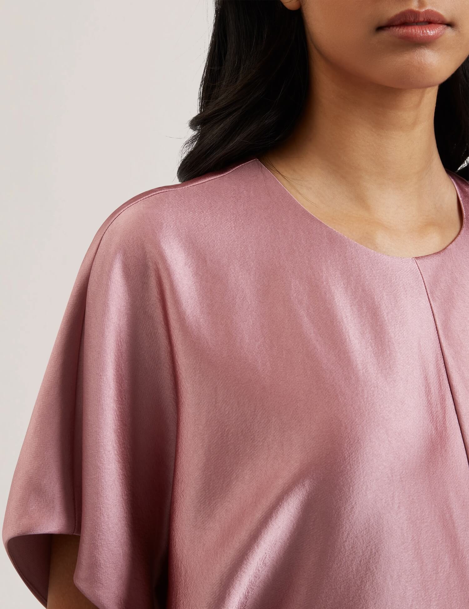 ted-baker-naisten-mekko-fianaa-slouch-sleeve-waisted-column-dres-vaaleanpunainen-4