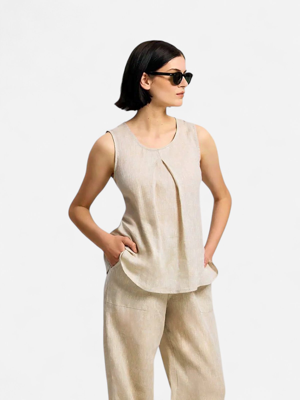 Andiata naisten toppi Telma Top, vaalea beige - Kekäle.fi