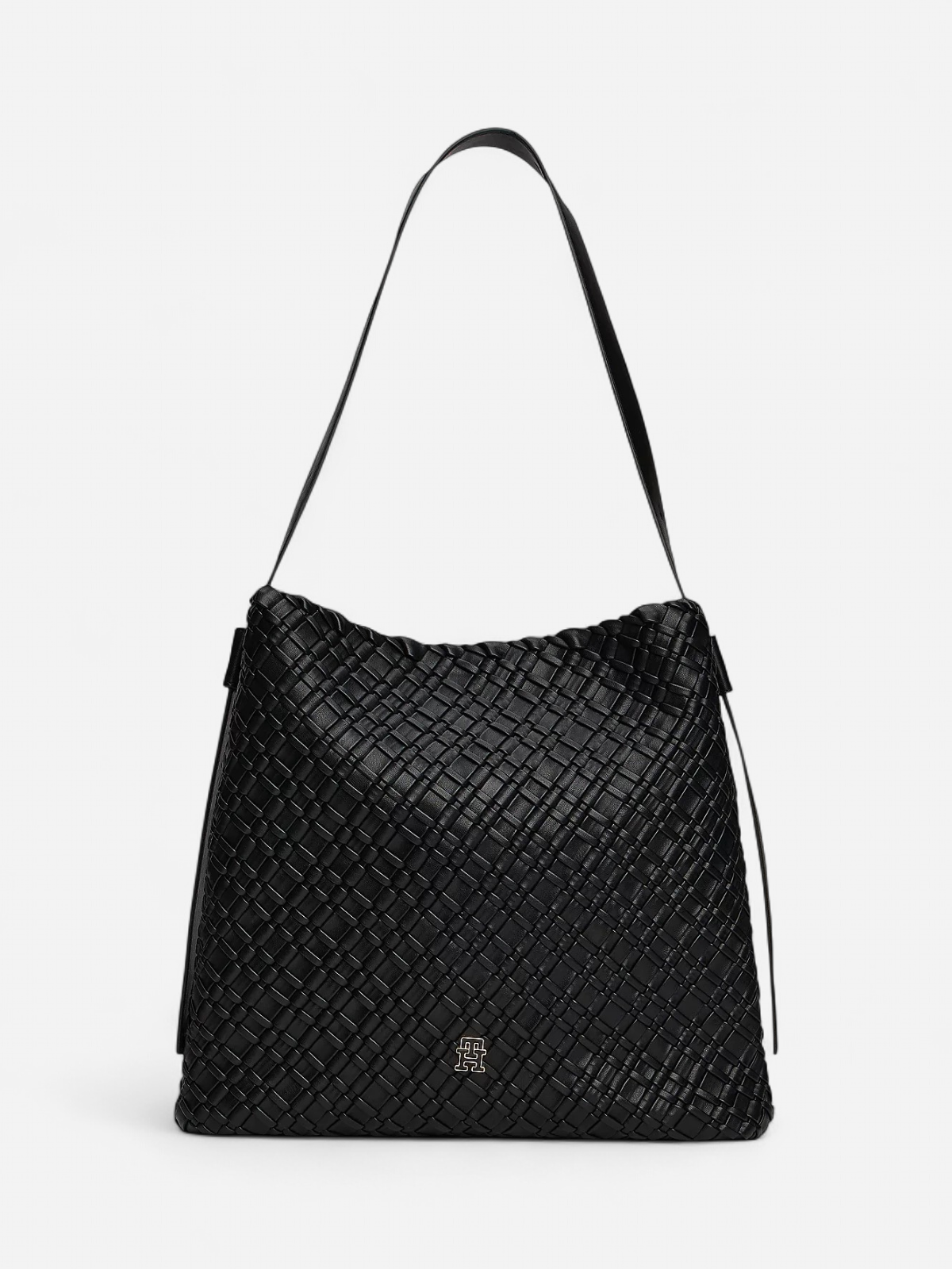 Tommy Hilfiger naisten laukku TH BRAIDED MAXI HOBO, musta - Kekäle.fi