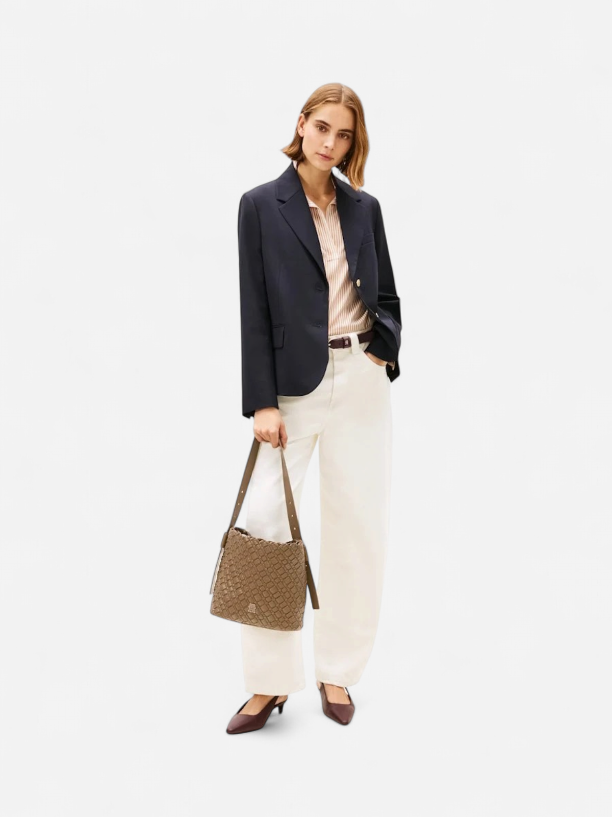 Tommy Hilfiger naisten laukku TH BRAIDED SHOULDER BAG, kitti - Kekäle.fi